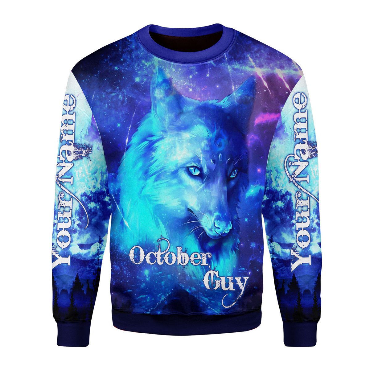 CustomsPig Personalized Tops October Guy He's Up All Over Printed
