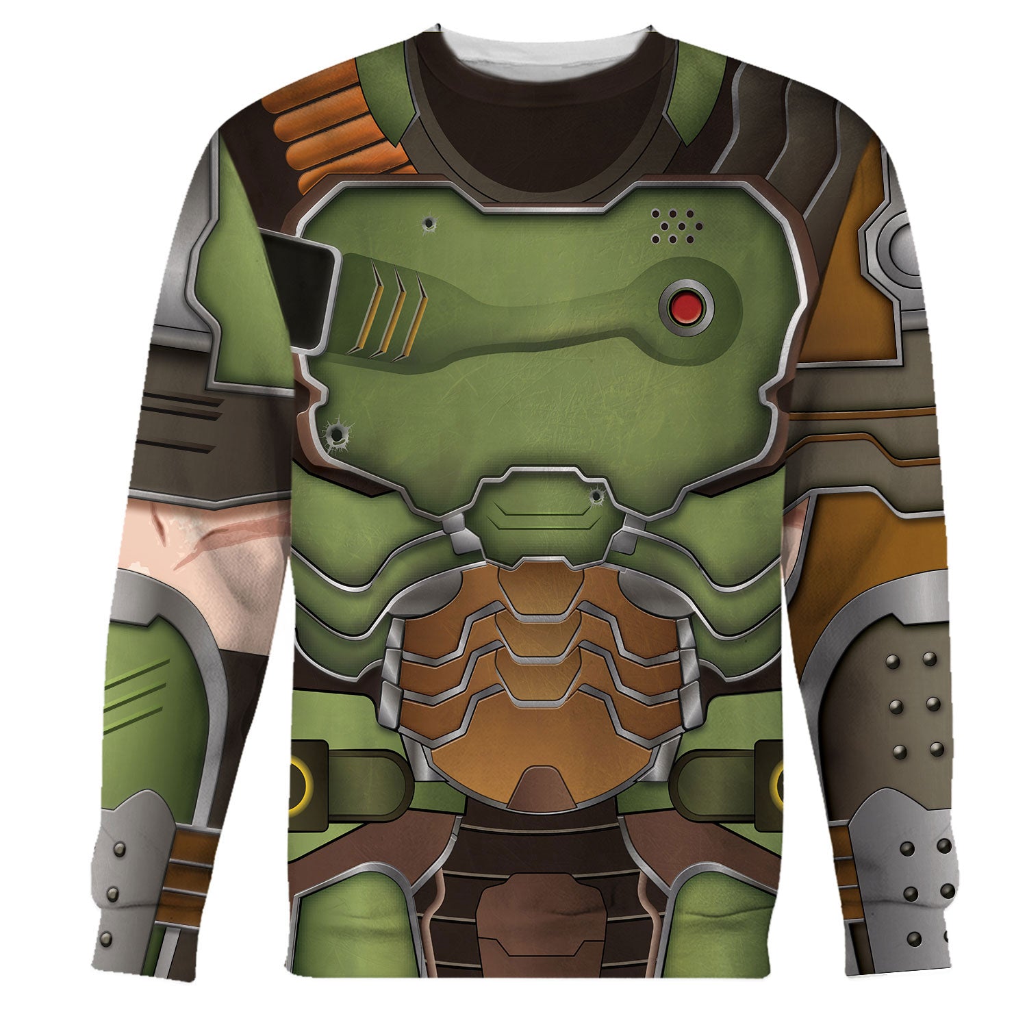 CustomsPig Doomguy Costumes Hoodie Sweatshirt T-Shirt Tracksuit