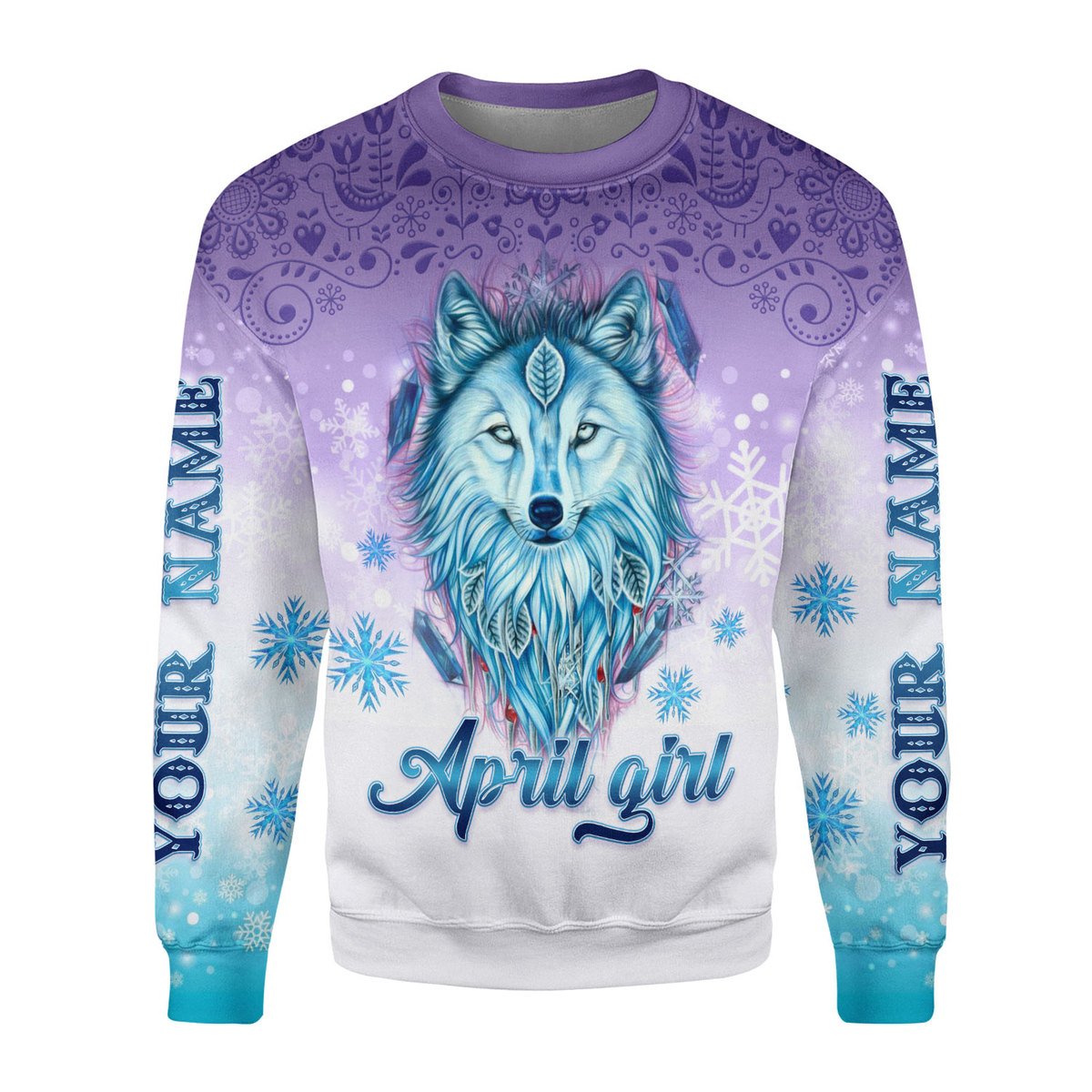 Personalized Tracksuit I'm An April Queen All Over Printed