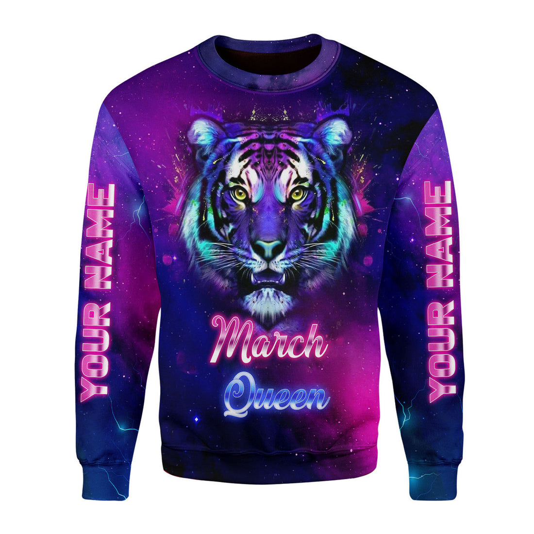 CustomsPig Personalized Ugly Sweater March Queen All Over Printed