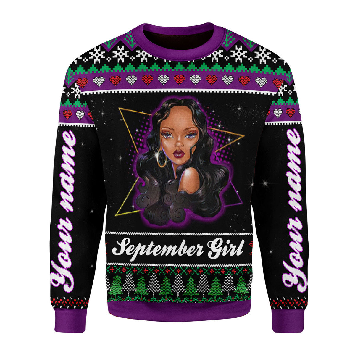 CustomsPig Personalized Tops September Girl All Over Printed