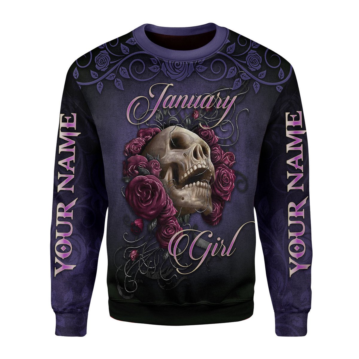 Personalized Tracksuit I'm A January Girl All Over Printed