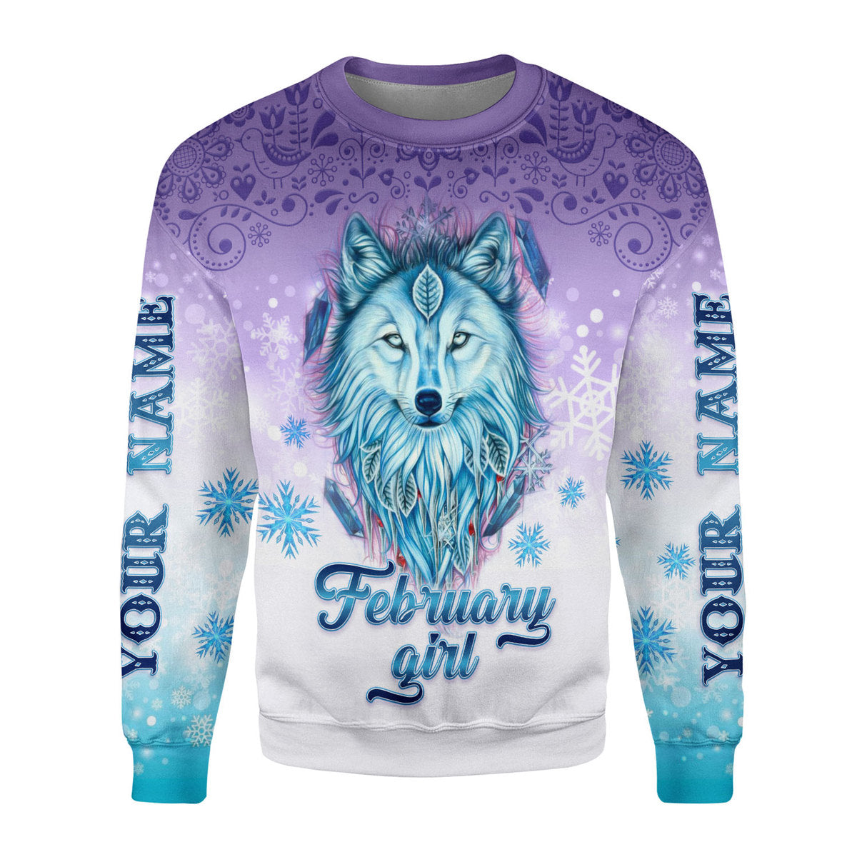 CustomsPig Personalized Tops I'm A February Queen All Over Printed