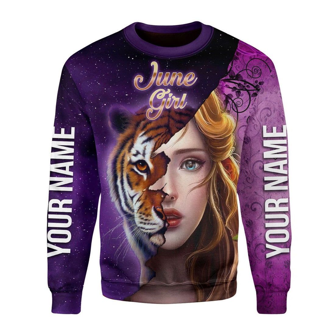 Personalized Tracksuit As A June Girl All Over Printed