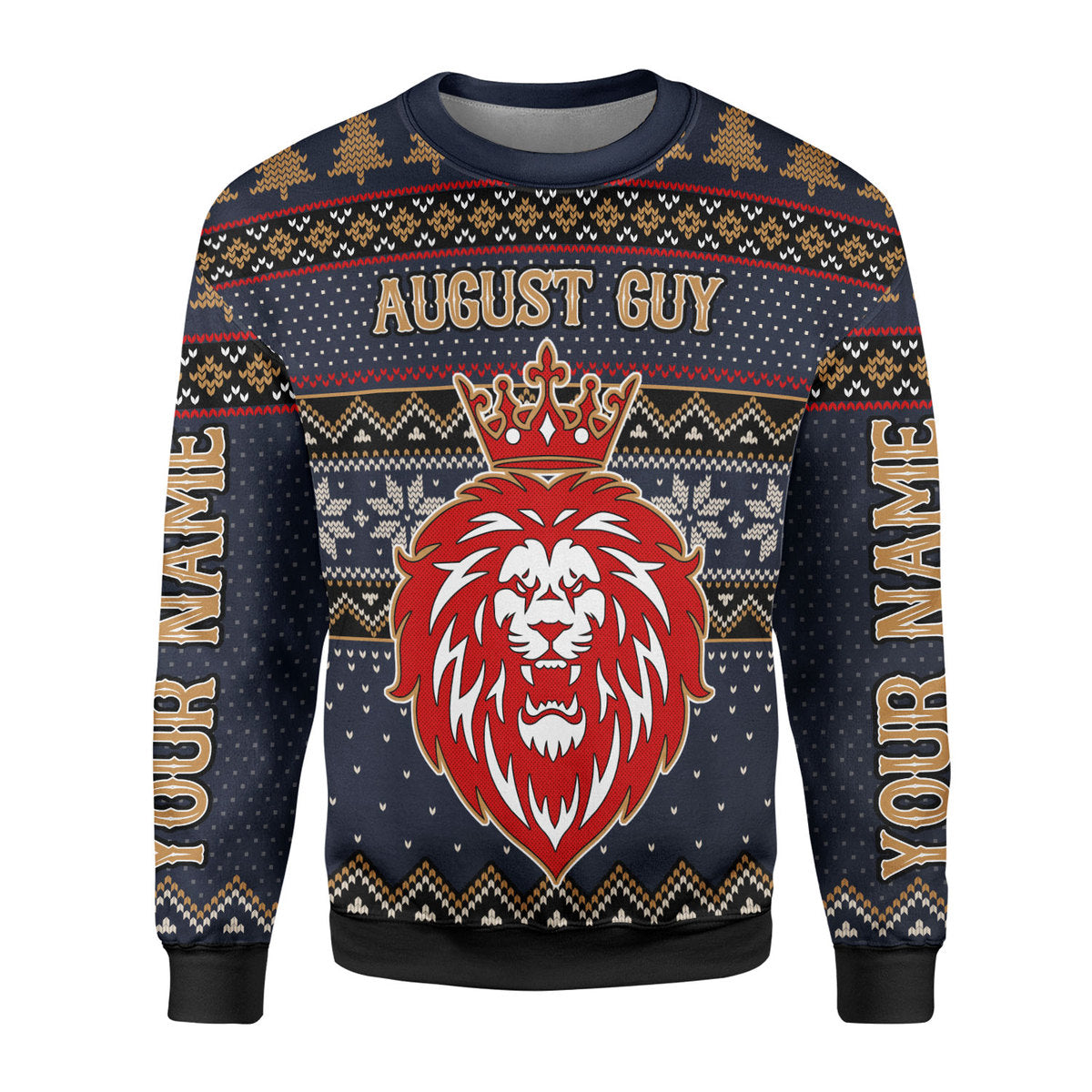 CustomsPig Personalized Tops August Guy All Over Printed