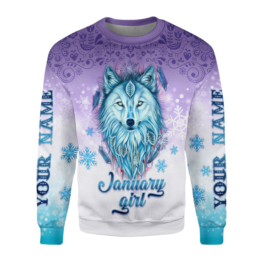 Personalized Tracksuit I'm A January Queen All Over Printed