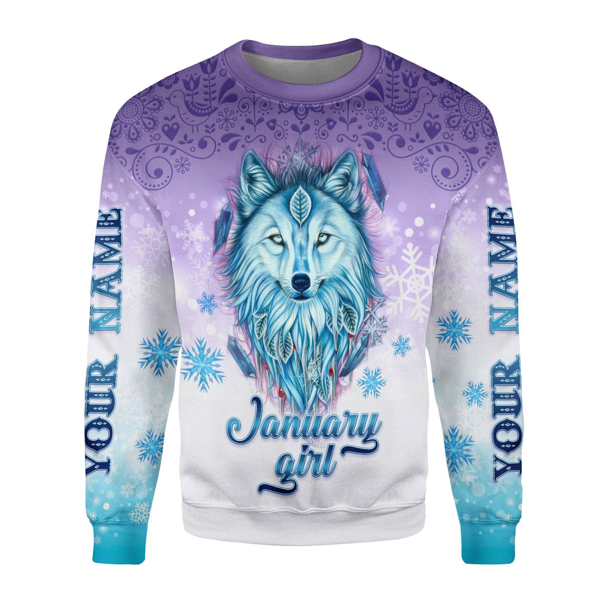 Personalized Tracksuit I'm A January Queen All Over Printed