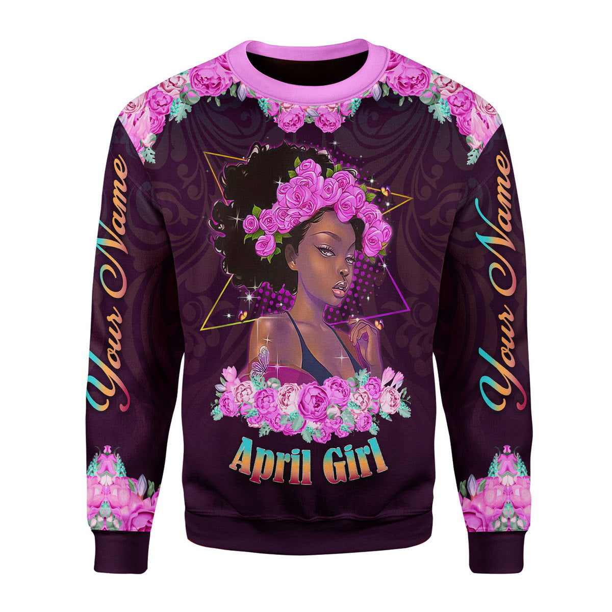 CustomsPig Personalized Tops April Girl All Over Printed