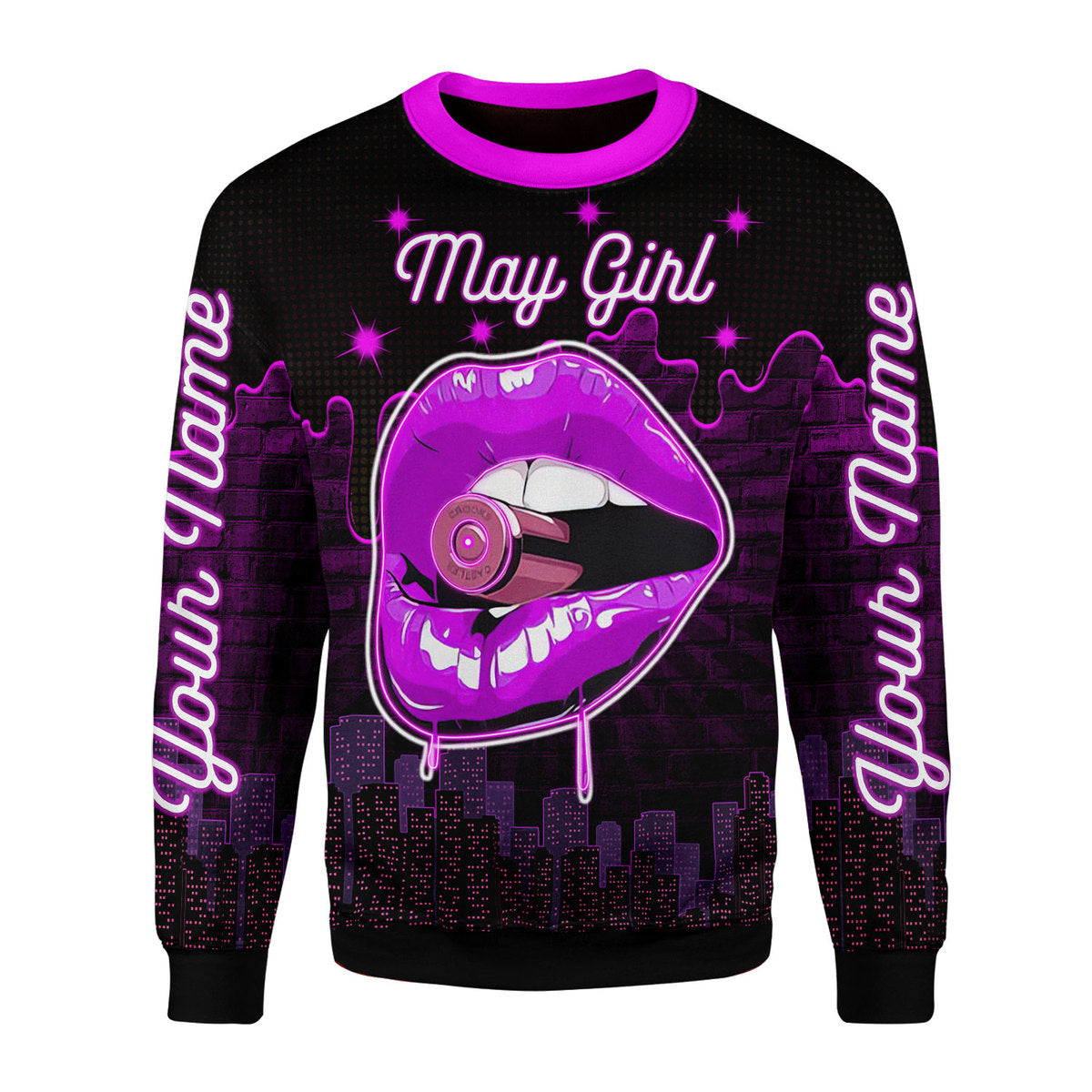 CustomsPig Personalized Tops I'm A May Girl All Over Printed