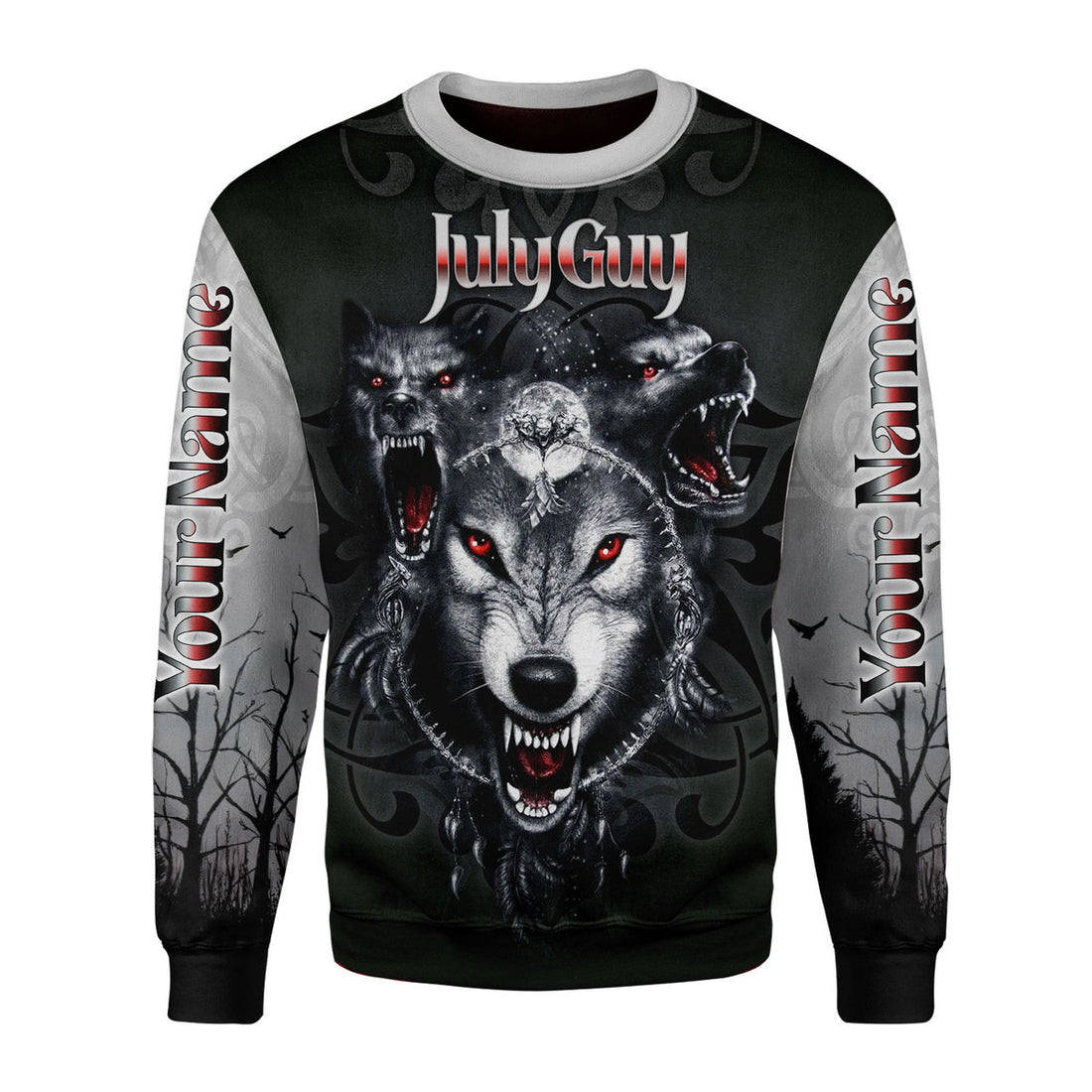 CustomsPig Personalized Ugly Sweater July Guy All Over Printed