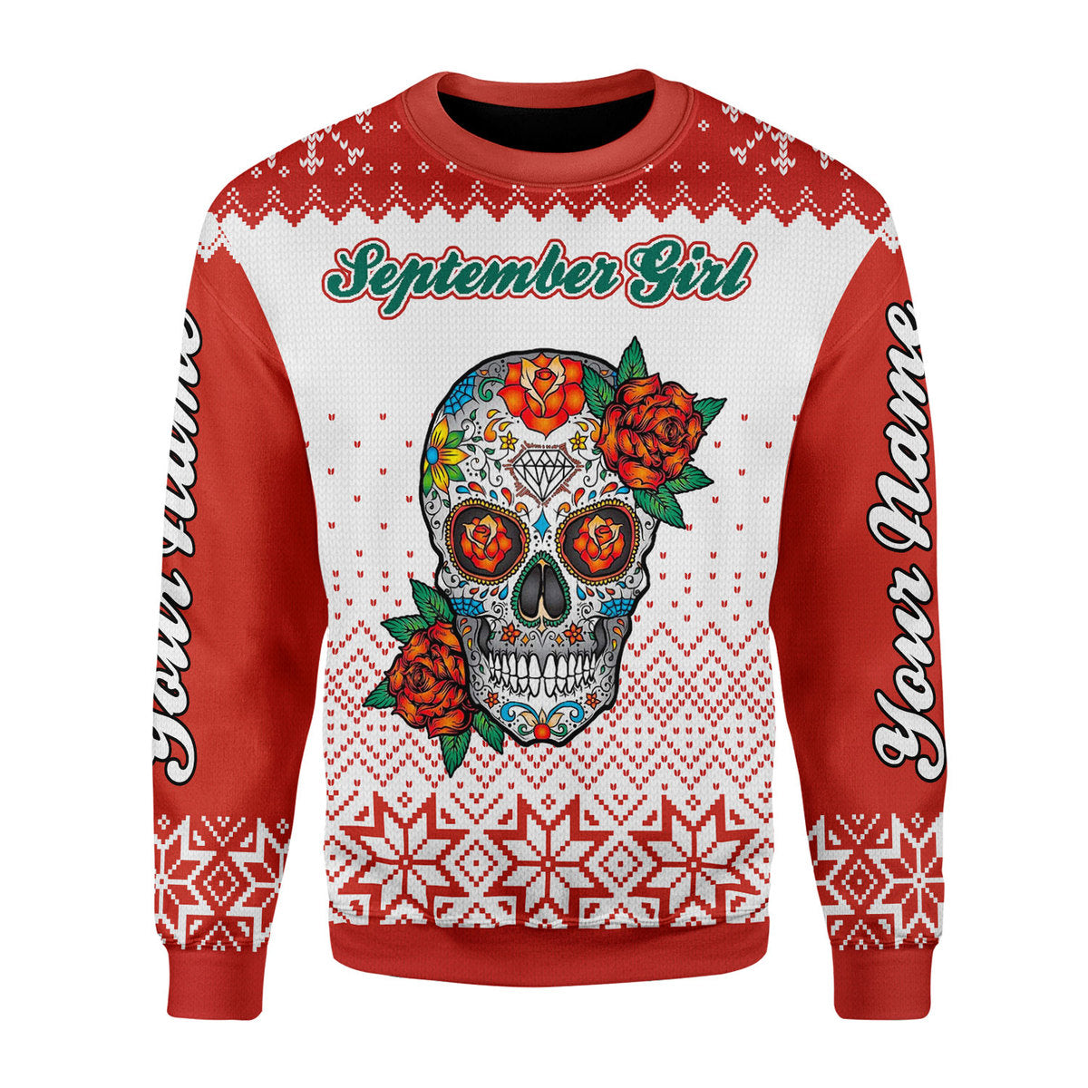 CustomsPig Personalized Tops September Girl All Over Printed