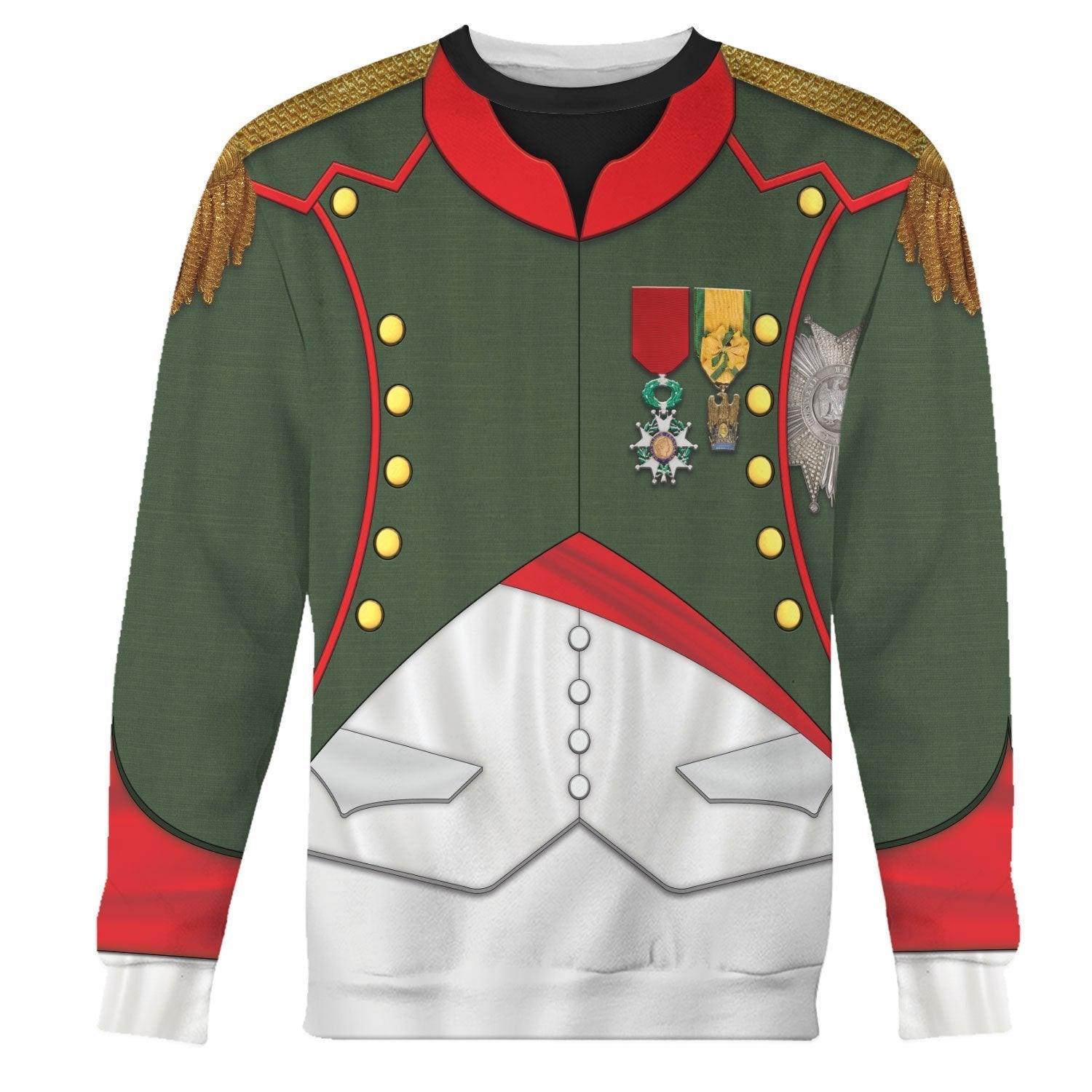 Napoleon in Chasseur-Cheval Fleece Long Sleeves