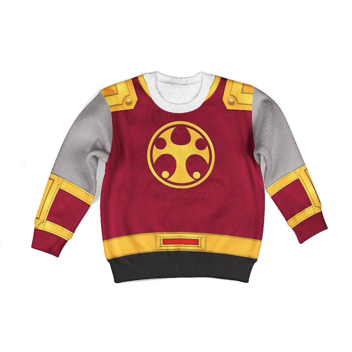 CustomsPig Power Rangers Ninja Storm Crimson Thunder Ranger Costumes Hoodie Sweatshirt T-shirt Kid Tops