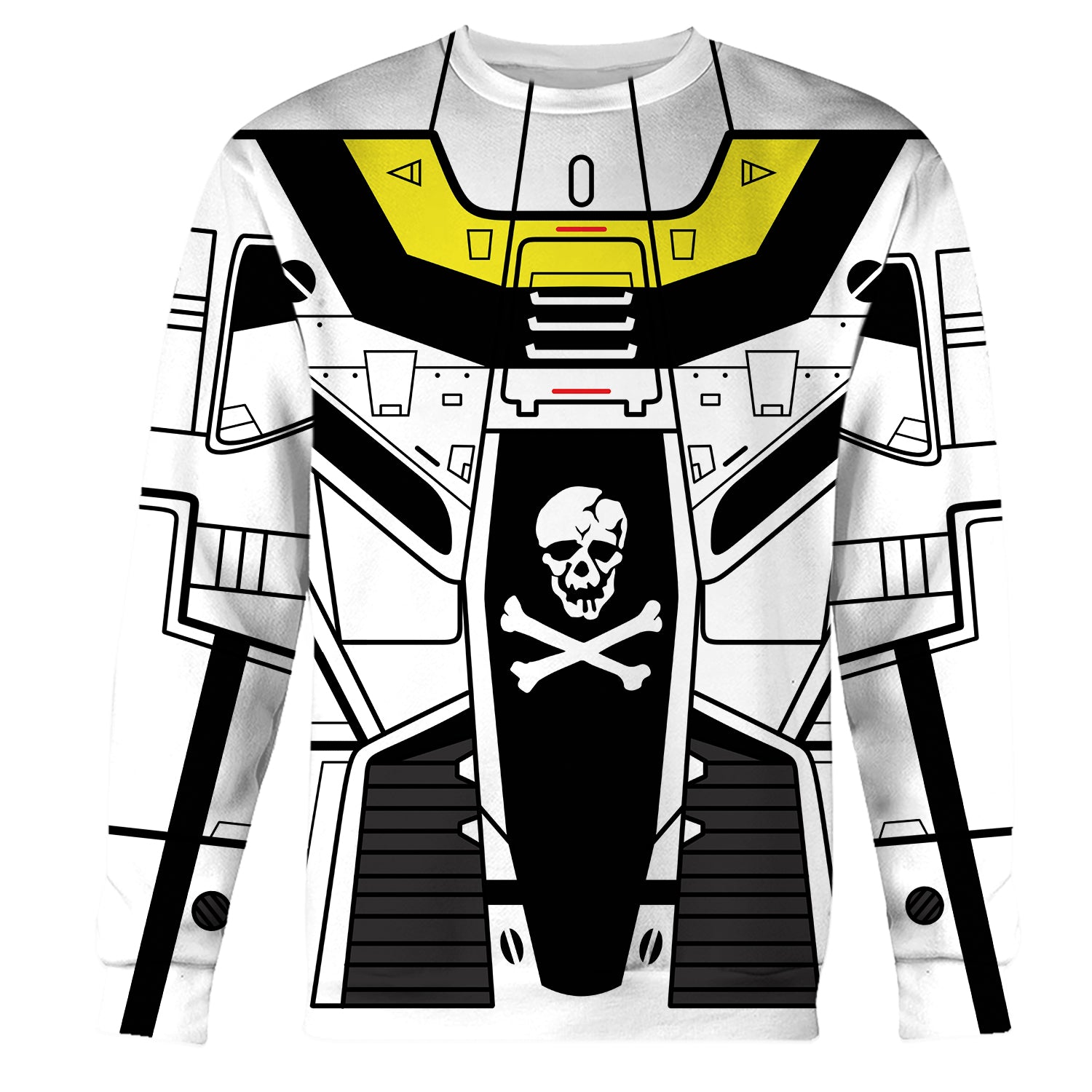 CustomsPig Robotech Skull One Valkyrie Costumes Hoodie Sweatshirt T-shirt Tracksuit