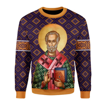 HumansBold Unisex Sweatshirt St. Nicholas 3D Apparel