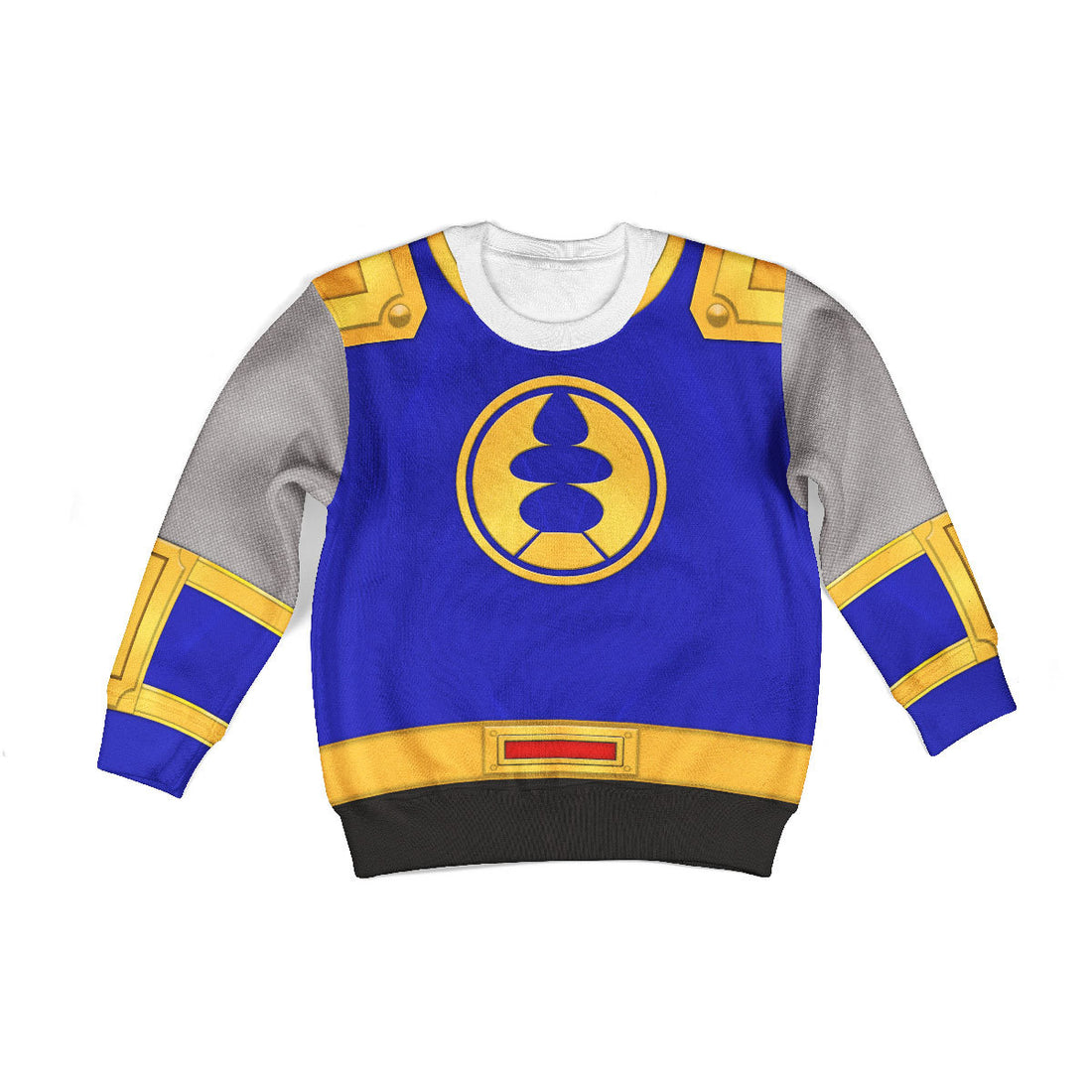 CustomsPig Power Rangers Ninja Storm Navy Thunder Ranger Costumes Hoodie Sweatshirt T-shirt Kid Tops