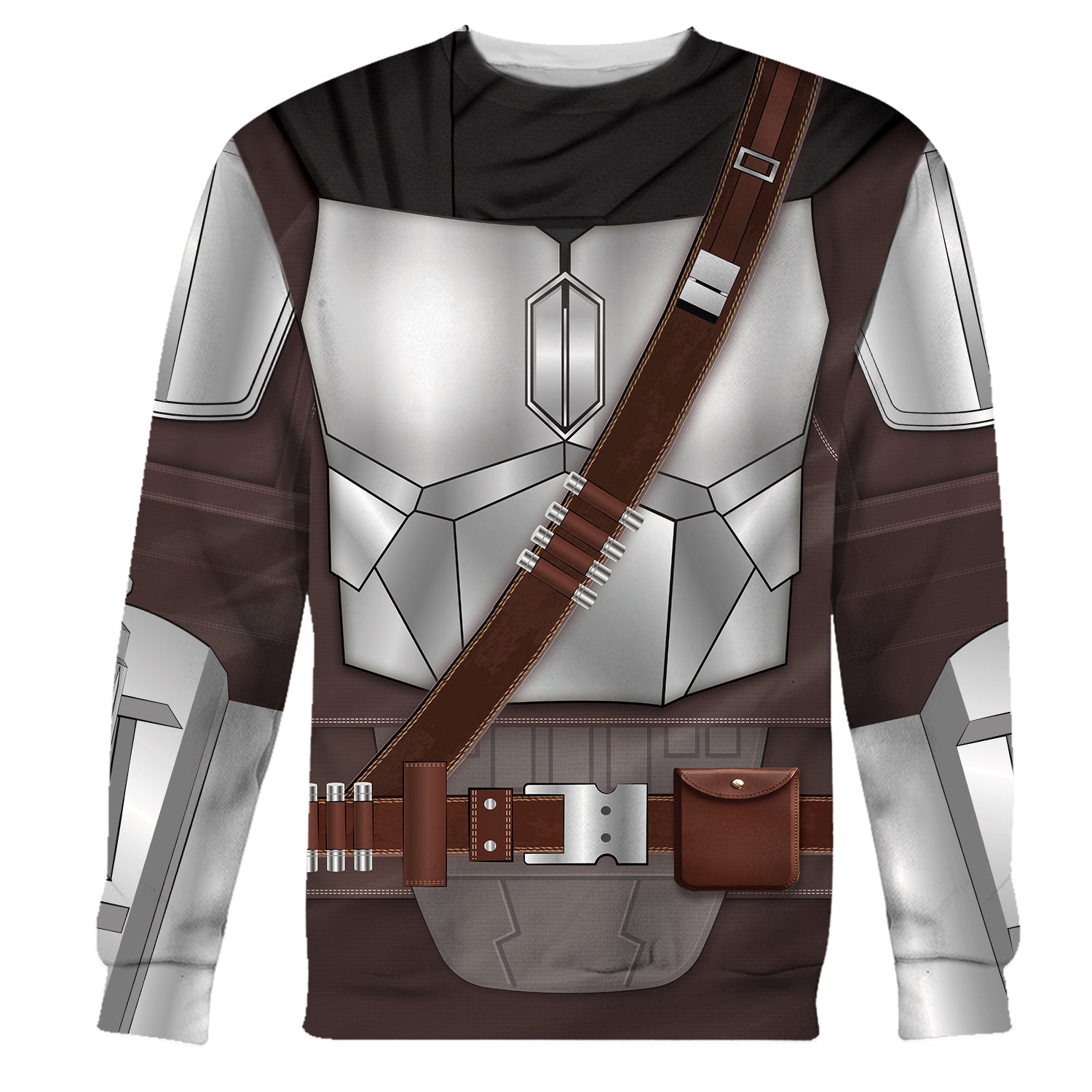CustomsPig Beskar Mandalorian Costumes Hoodie Sweatshirt T-Shirt Tracksuit