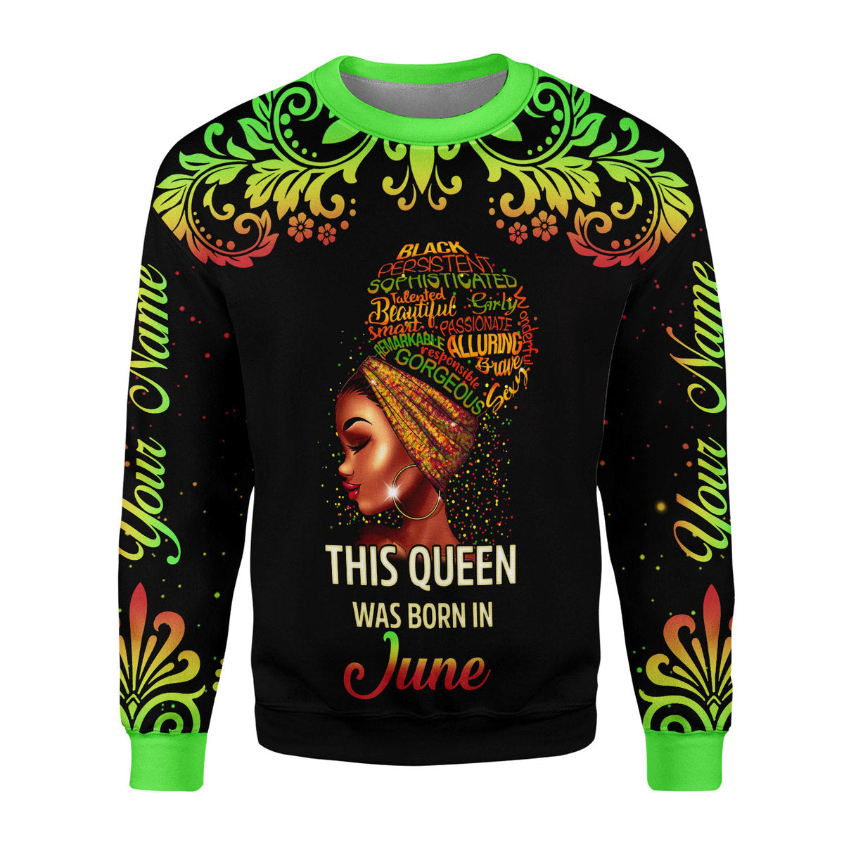 CustomsPig Personalized Tops June Girl I Am 100% Me All Over Printed