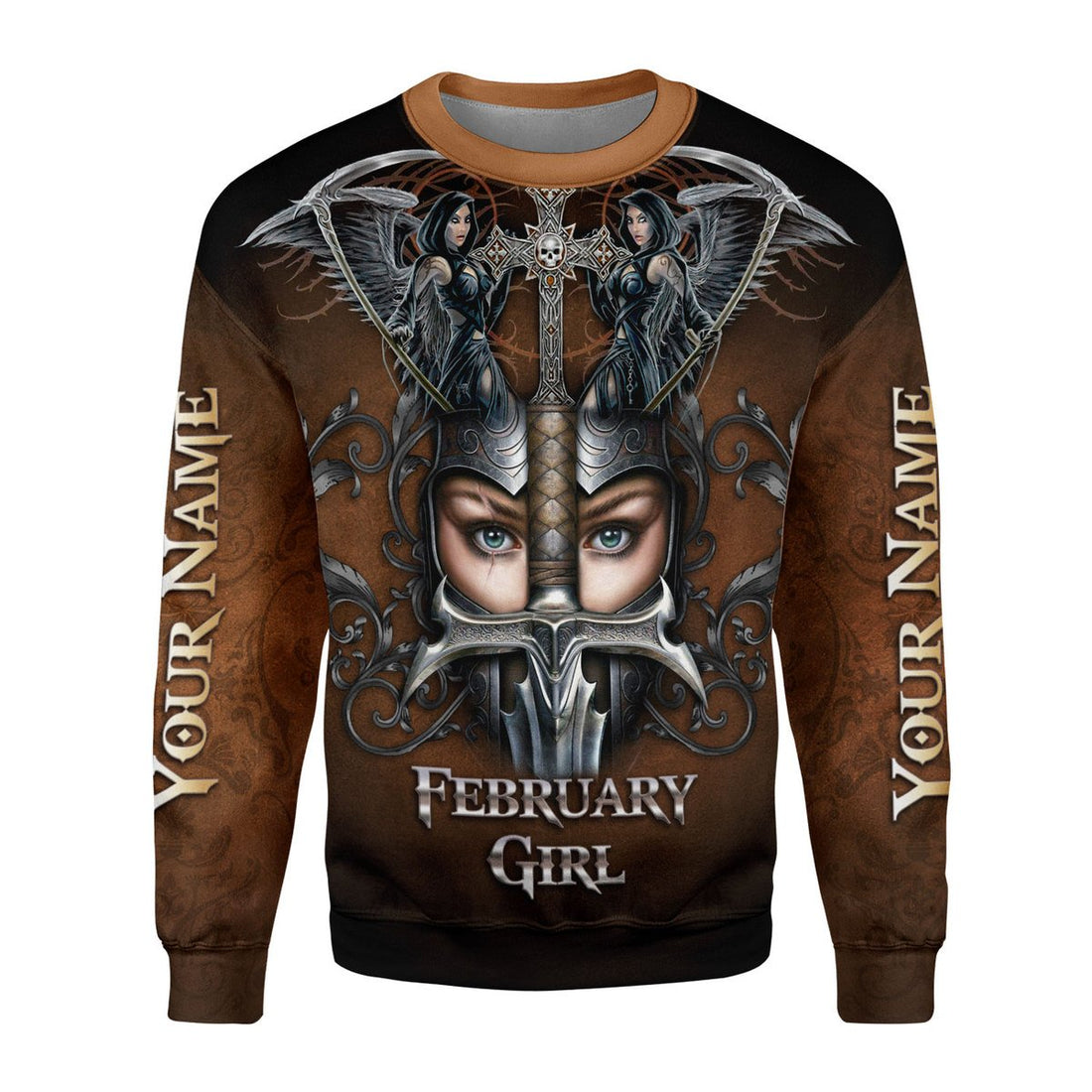 Personalized Tracksuit February Girl All Over Printed