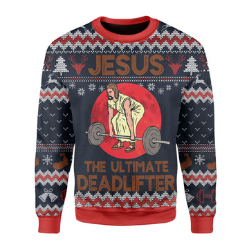 Customspig Christmas Sweater The Ultimate Deadlifter 3D Apparel