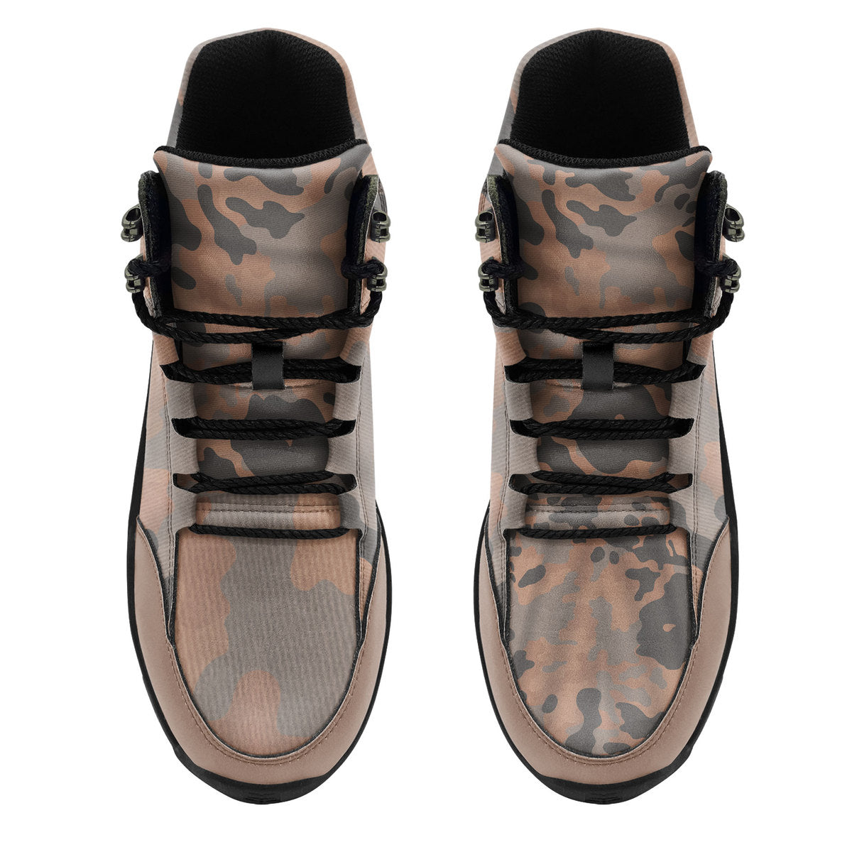 CustomsPig Eichenlaubmuster (Oak leaf A) Worldwar II German Camo Pattern Hiking Shoes