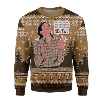 Customspig Christmas Sweater Friends Seven 3D Apparel