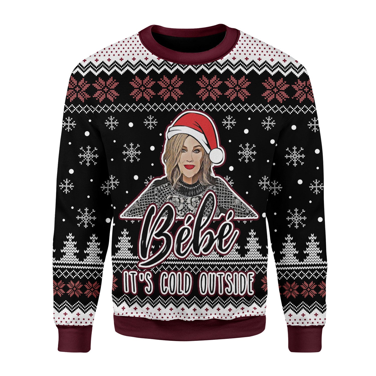 Customspig Christmas Sweater Bébé It's Cold Outside 3D Apparel