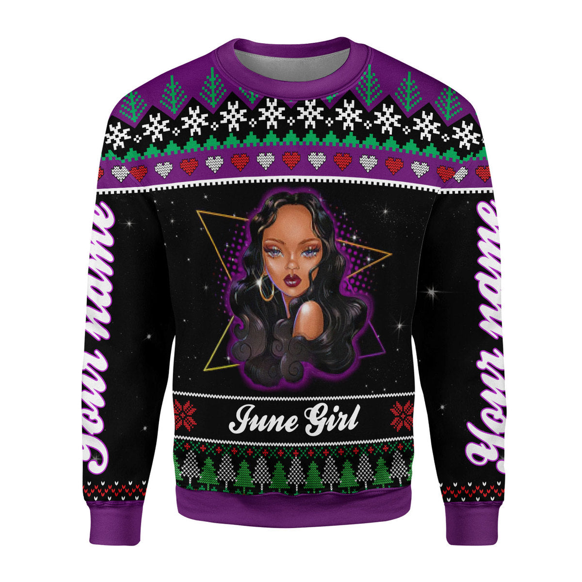 CustomsPig Personalized Tops June Girl All Over Printed