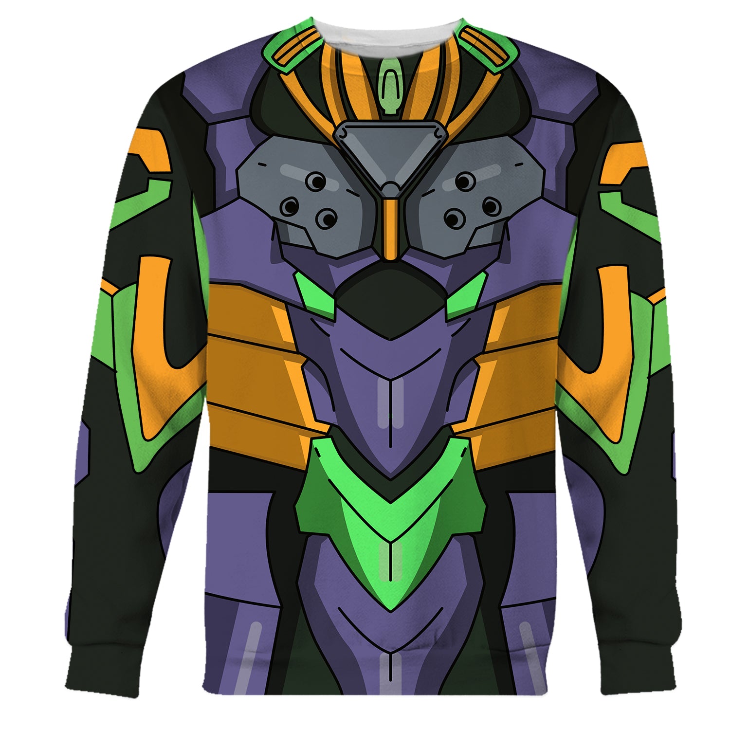 CustomsPig Neon Genesis Evangelion Robot Costumes Hoodie Sweatshirt T-shirt Tracksuit