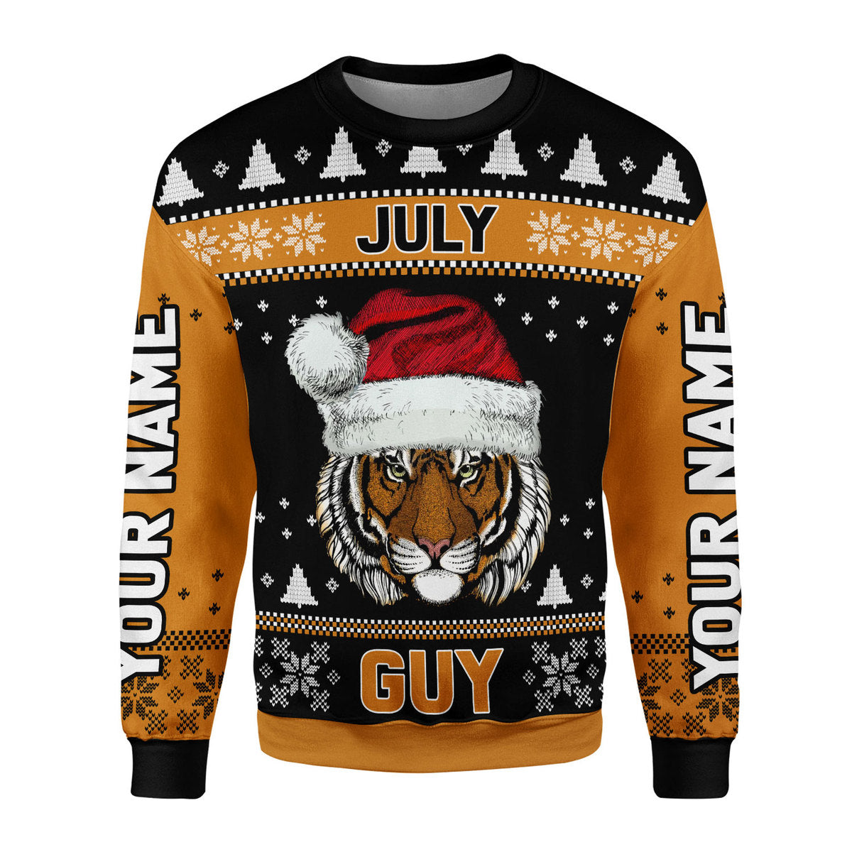 CustomsPig Personalized Ugly Sweater July Guy That He's Up All Over Printed