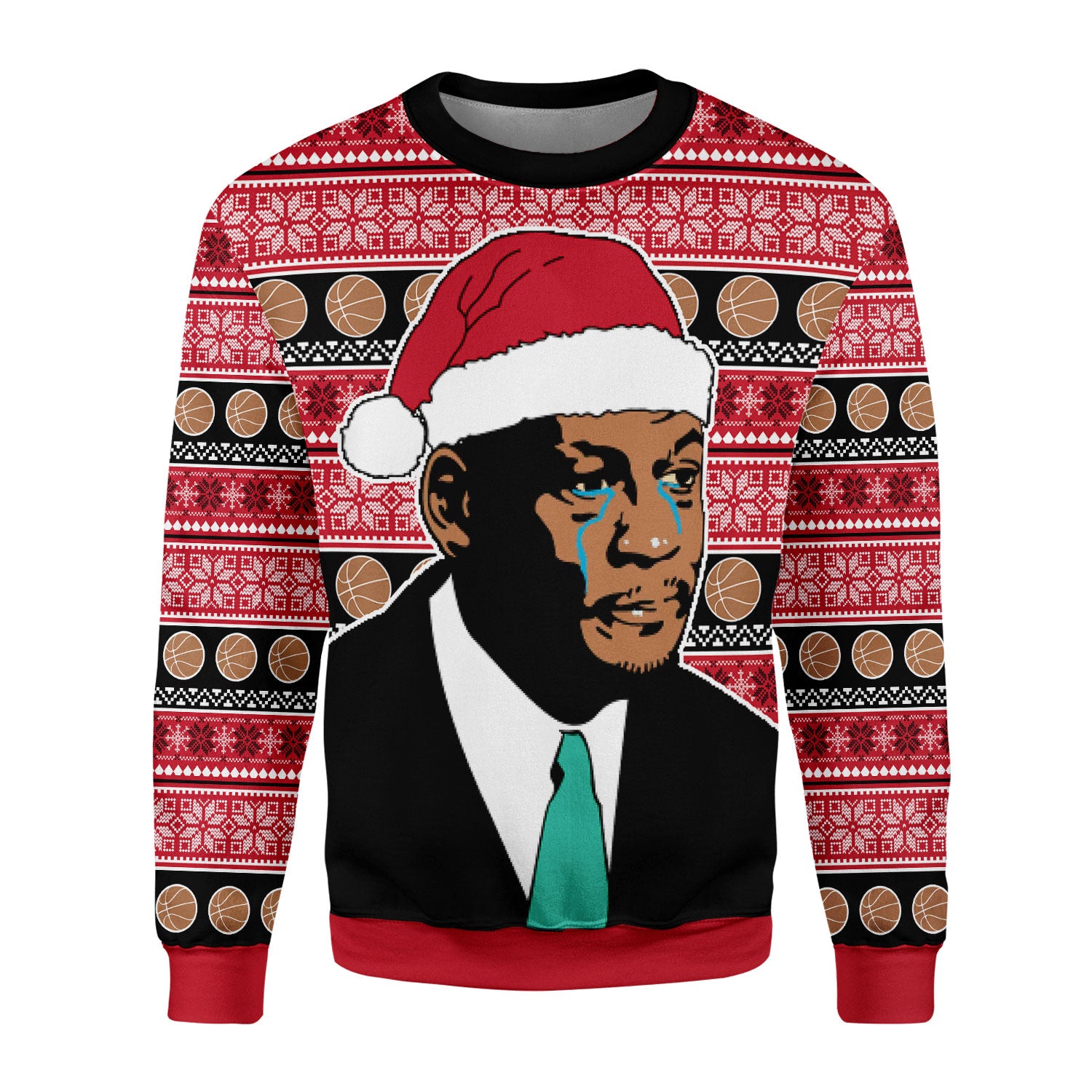 Customspig Christmas Sweater The Crying MJ 3D Apparel