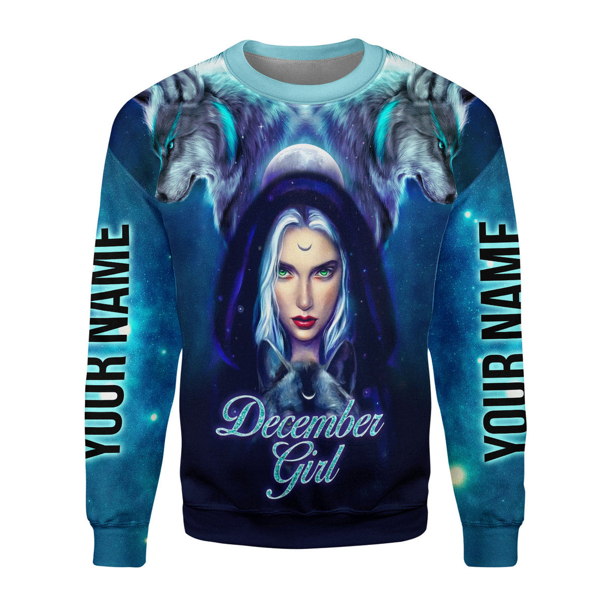 CustomsPig Personalized  Tops  December Girl All Over Printed