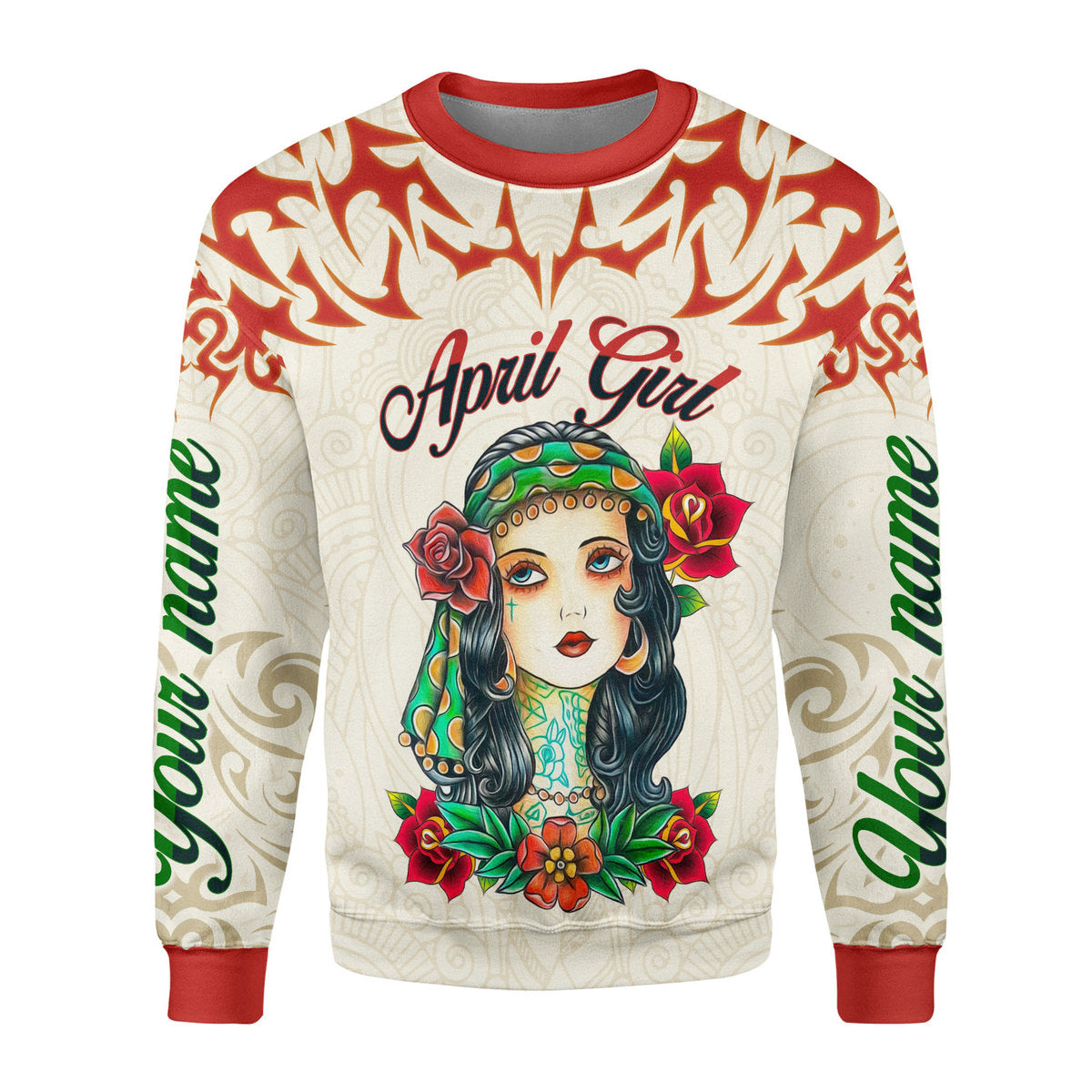 CustomsPig Personalized Tops April Girl I Do What I Want All Over Printed