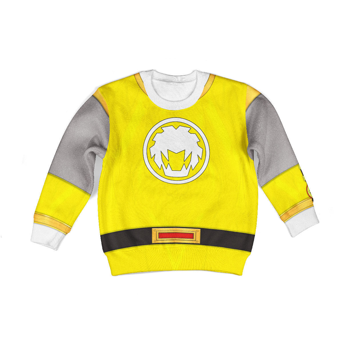 CustomsPig Power Rangers Power Rangers Ninja Storm Yellow Ranger Costumes Hoodie Sweatshirt T-shirt Kid Tops