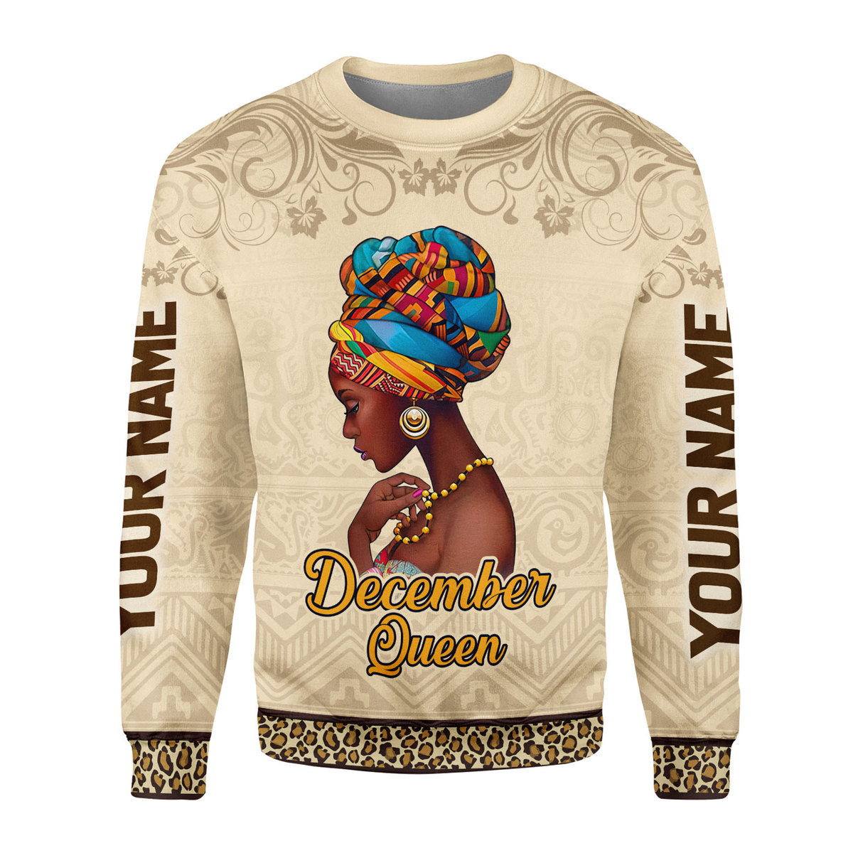 CustomsPig Personalized Tops December Girl All Over Printed