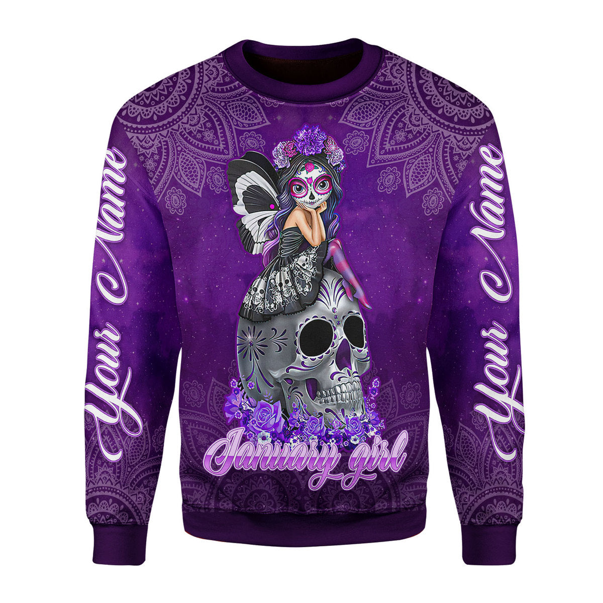 CustomsPig Personalized Tops January Girl I Have Tattoos All Over Printed