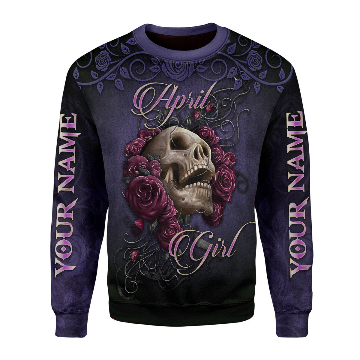 CustomsPig Personalized Tops I'm An April Girl All Over Printed