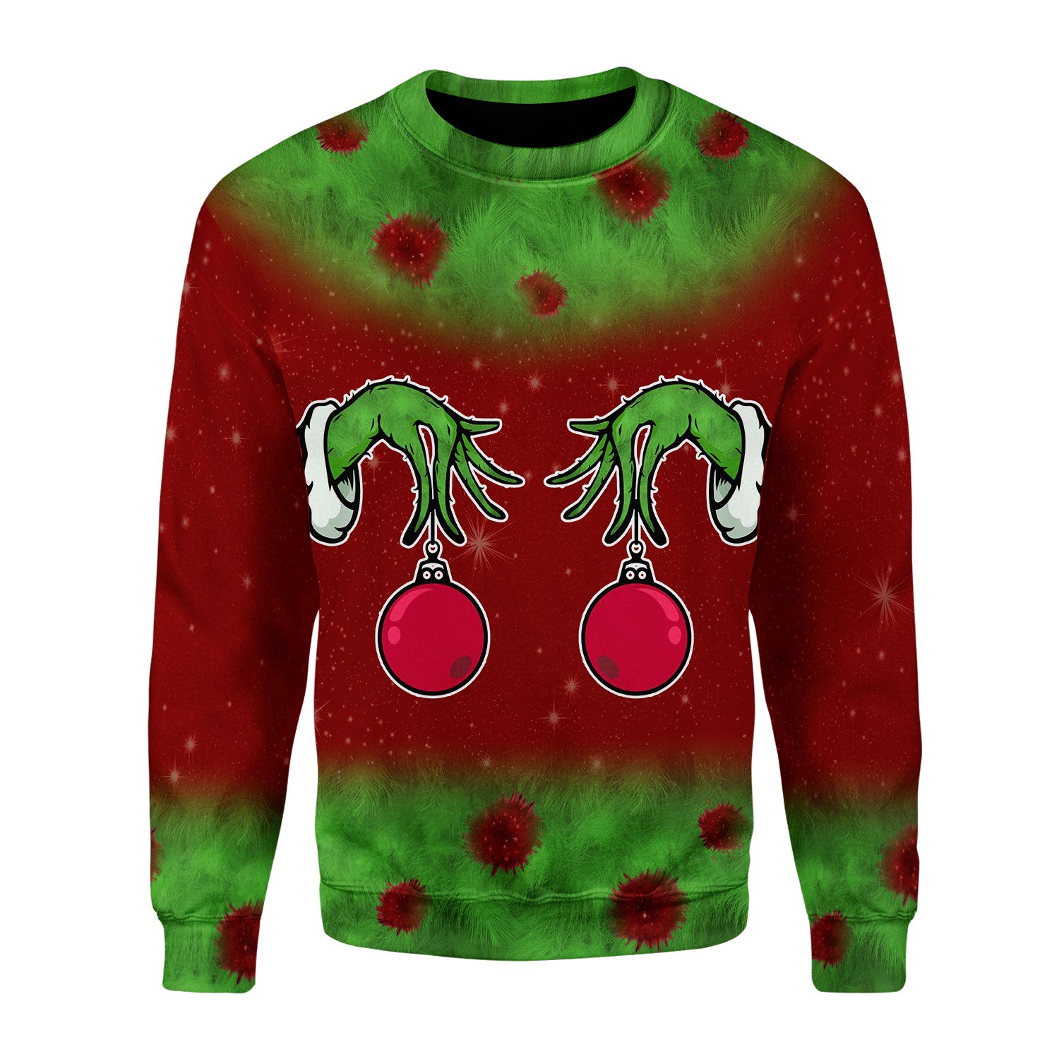 Customspig Christmas Sweater Grinch 3D Apparel
