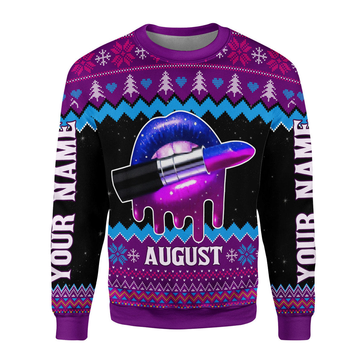 CustomsPig Personalized Tops August Girl All Over Printed