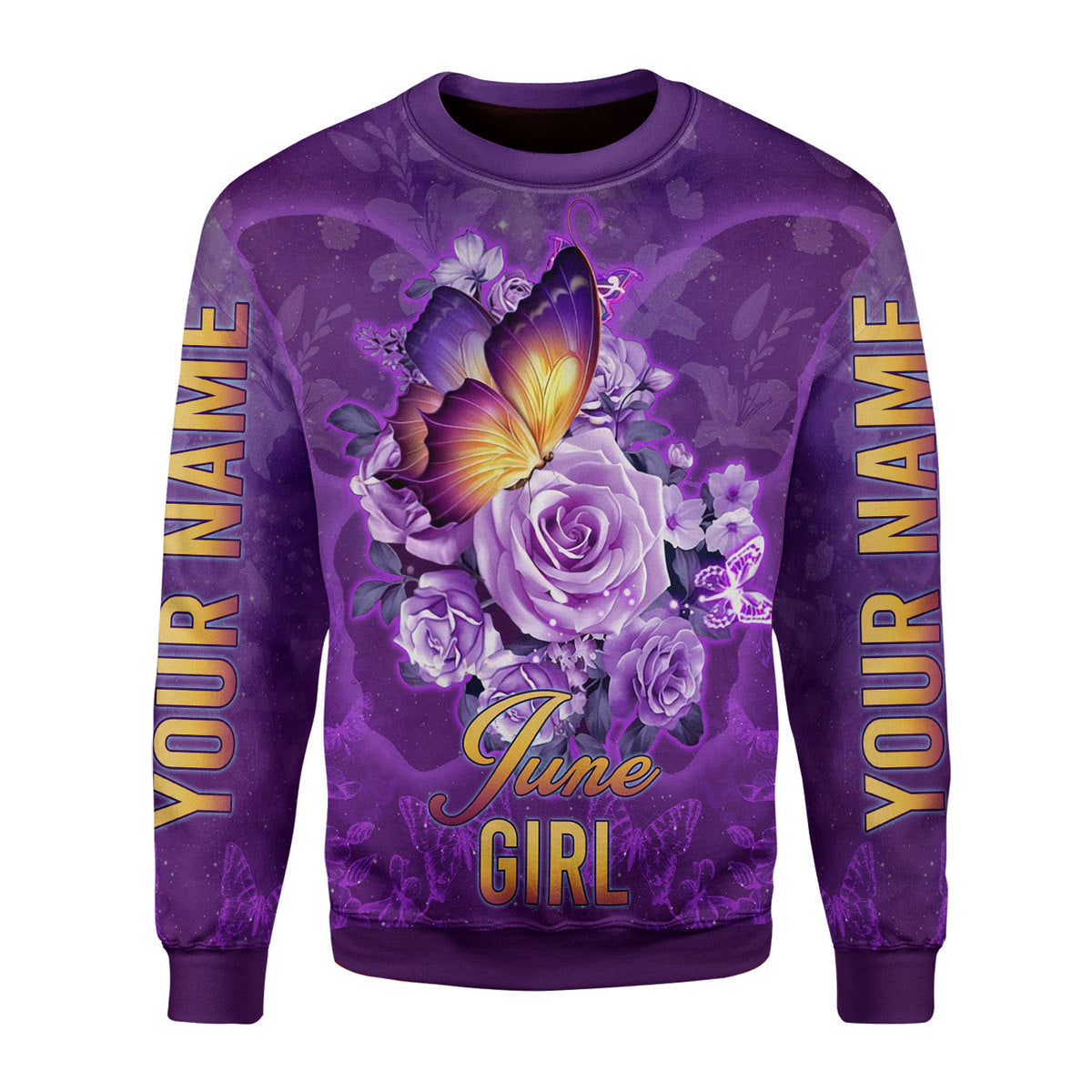 CustomsPig Personalized Tops June Girl All Over Printed