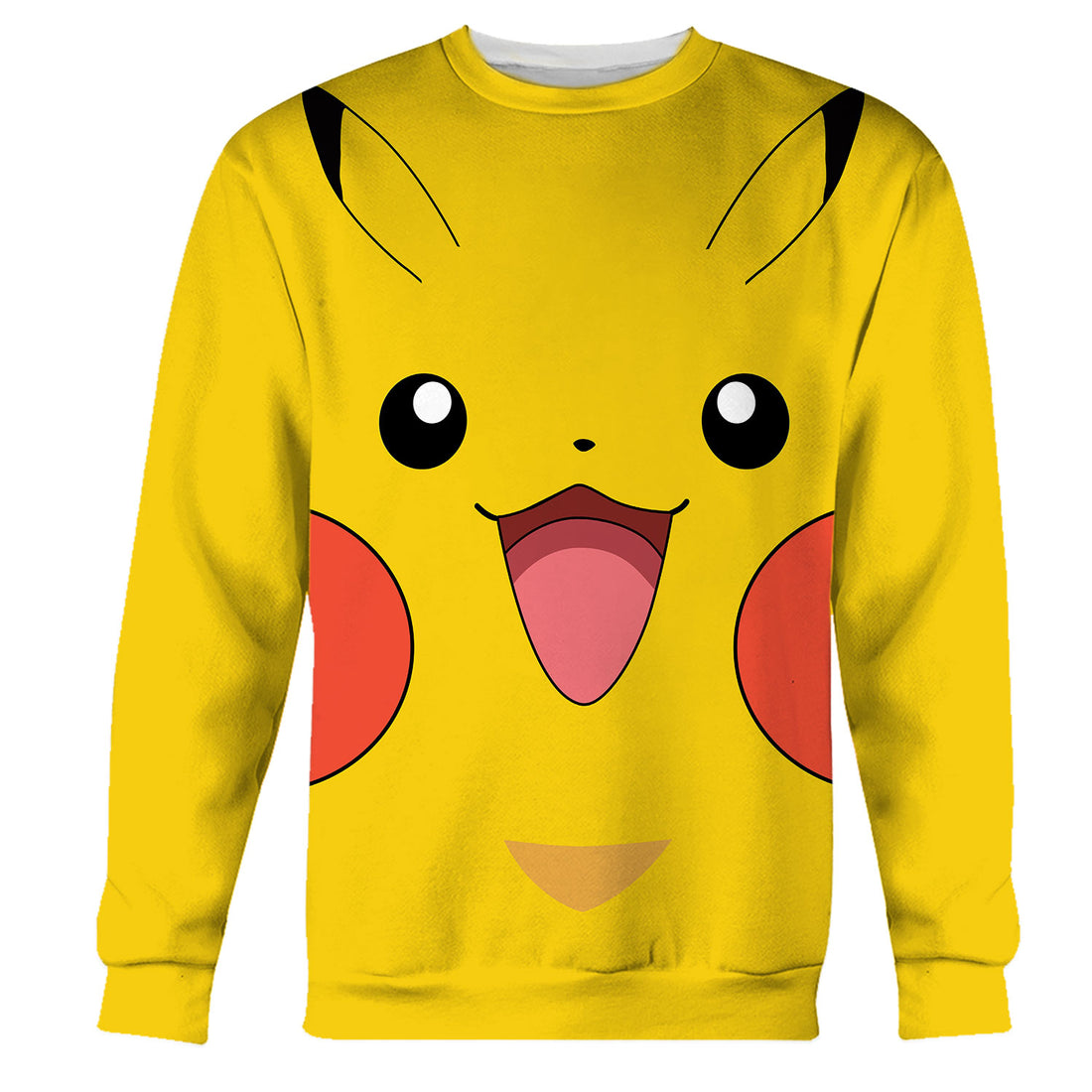 CustomsPig Pikachu Pokemon Costumes Hoodie Sweatshirt T-shirt Tops