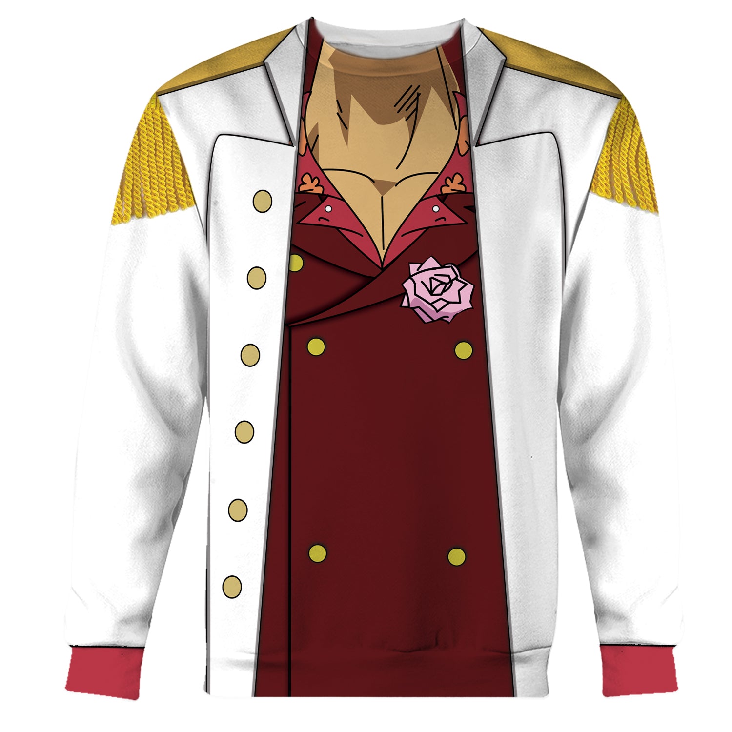 CustomsPig Admiral Akainu Sakazuki Costumes Hoodie Sweatshirt T-shirt Tracksuit