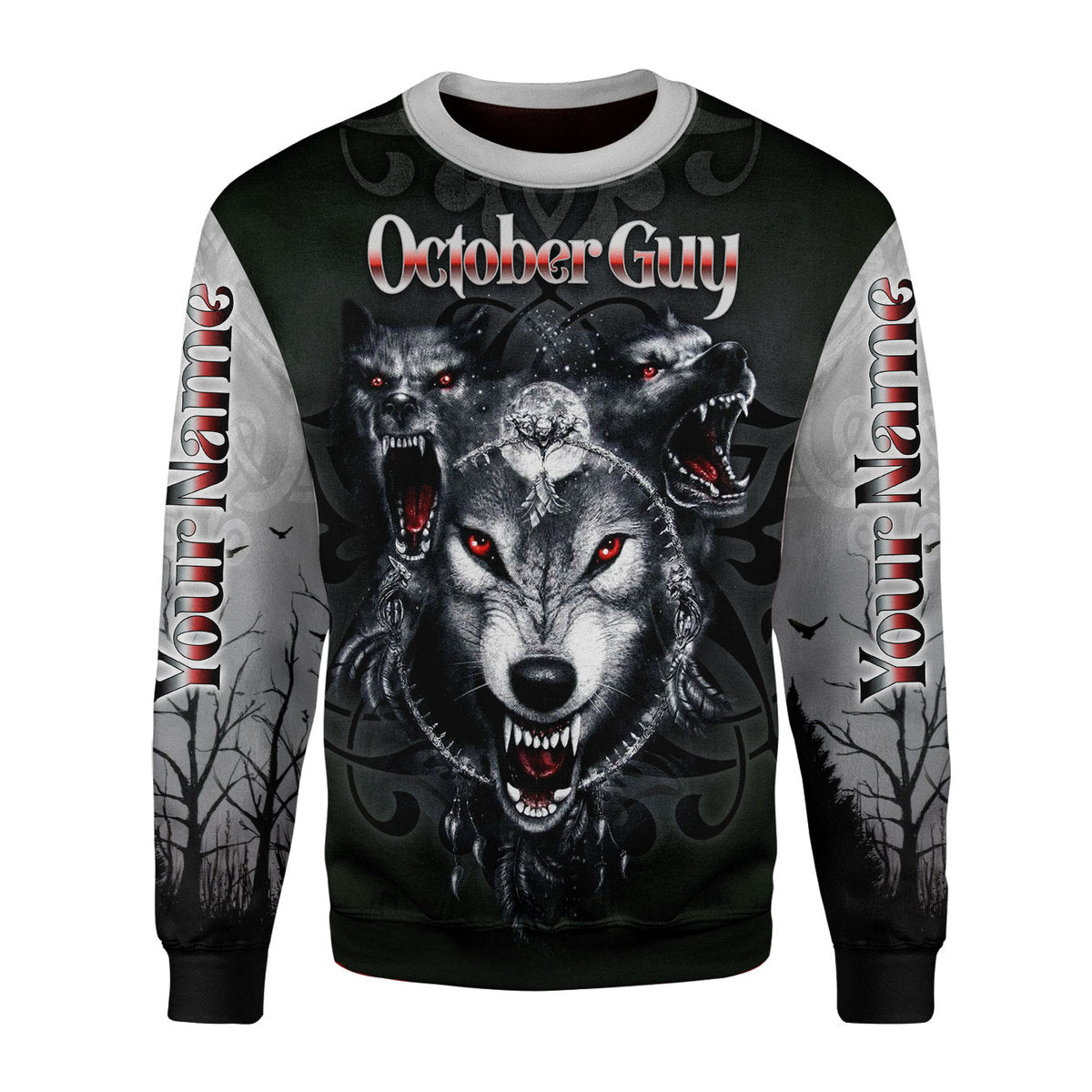 CustomsPig Personalized Tops  October Guy All Over Printed