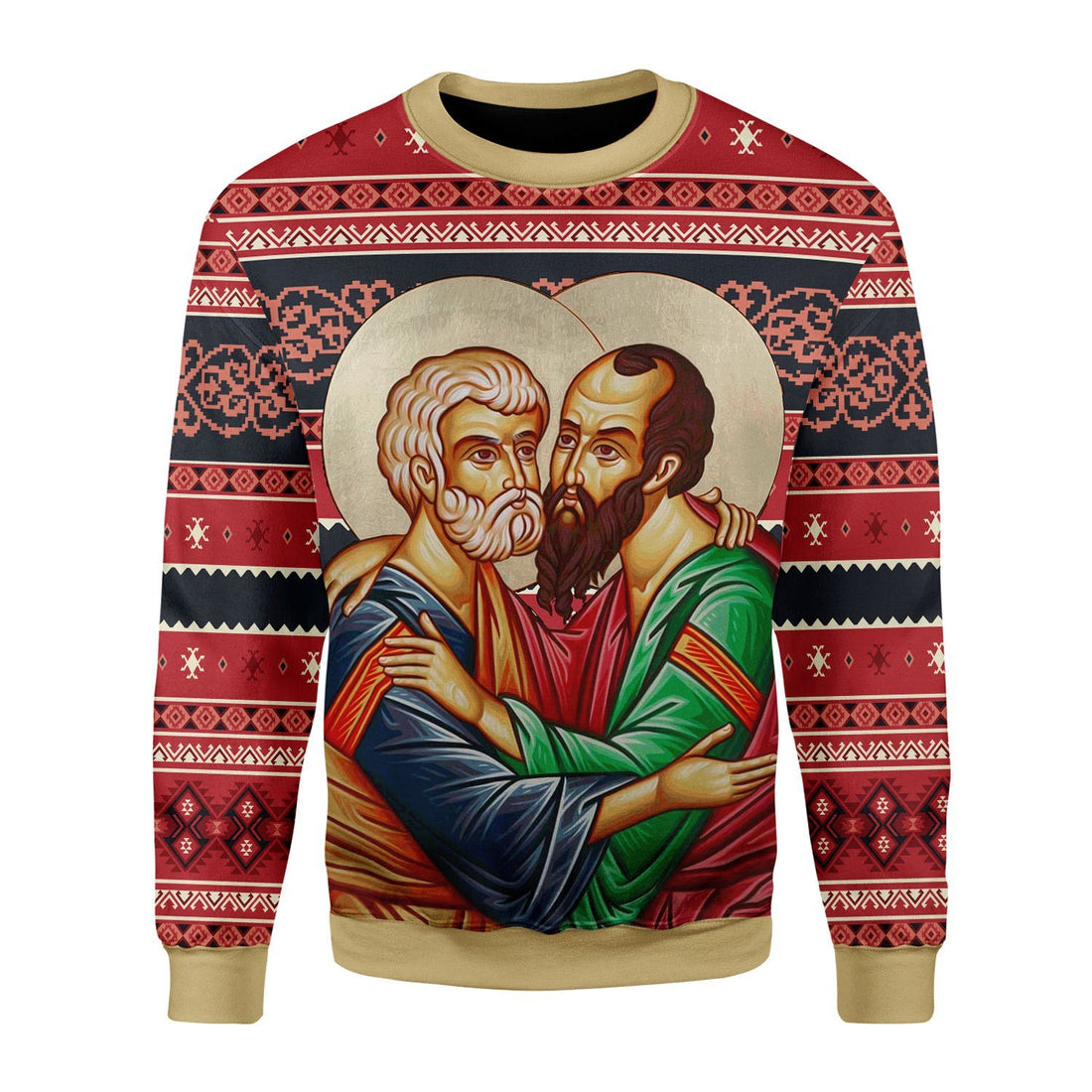HumansBold Unisex Tops Pullover Sweatshirt St. Apostles Peter and Paul 3D Apparel