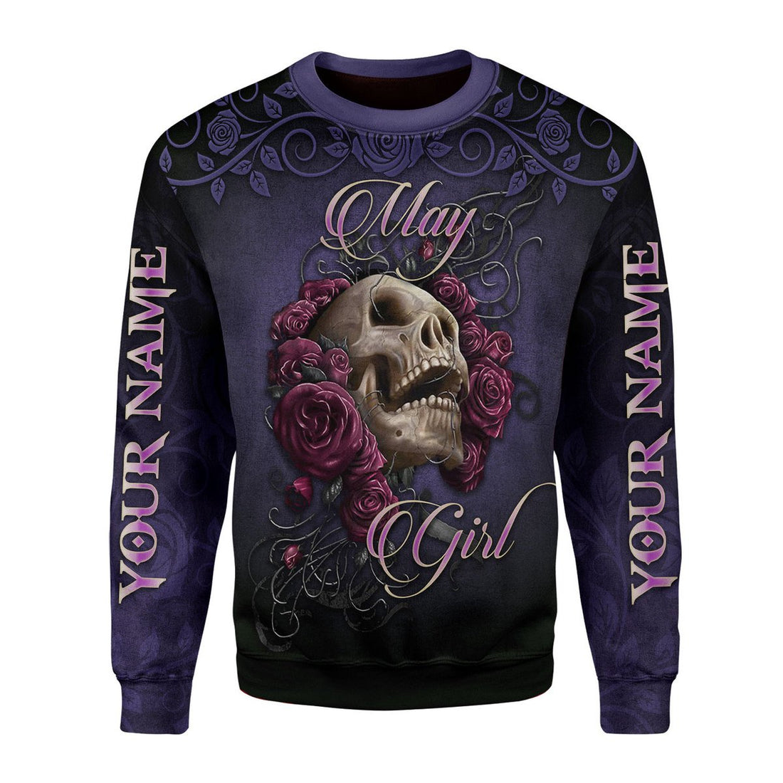 Personalized Tracksuit I'm A May Girl All Over Printed