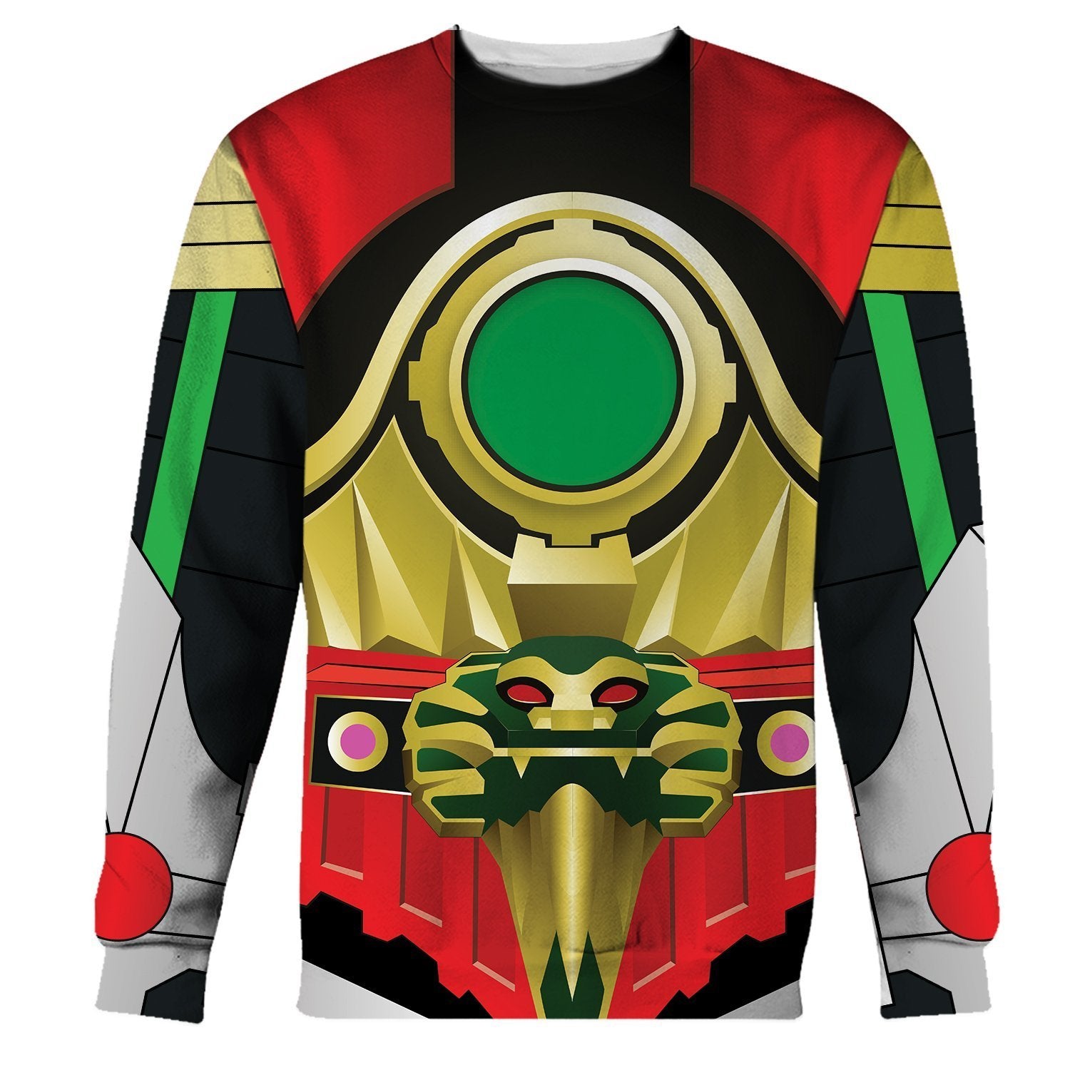 Pr Mighty Legacy Thunderzord Megazord Long Sleeves / S Qm6320