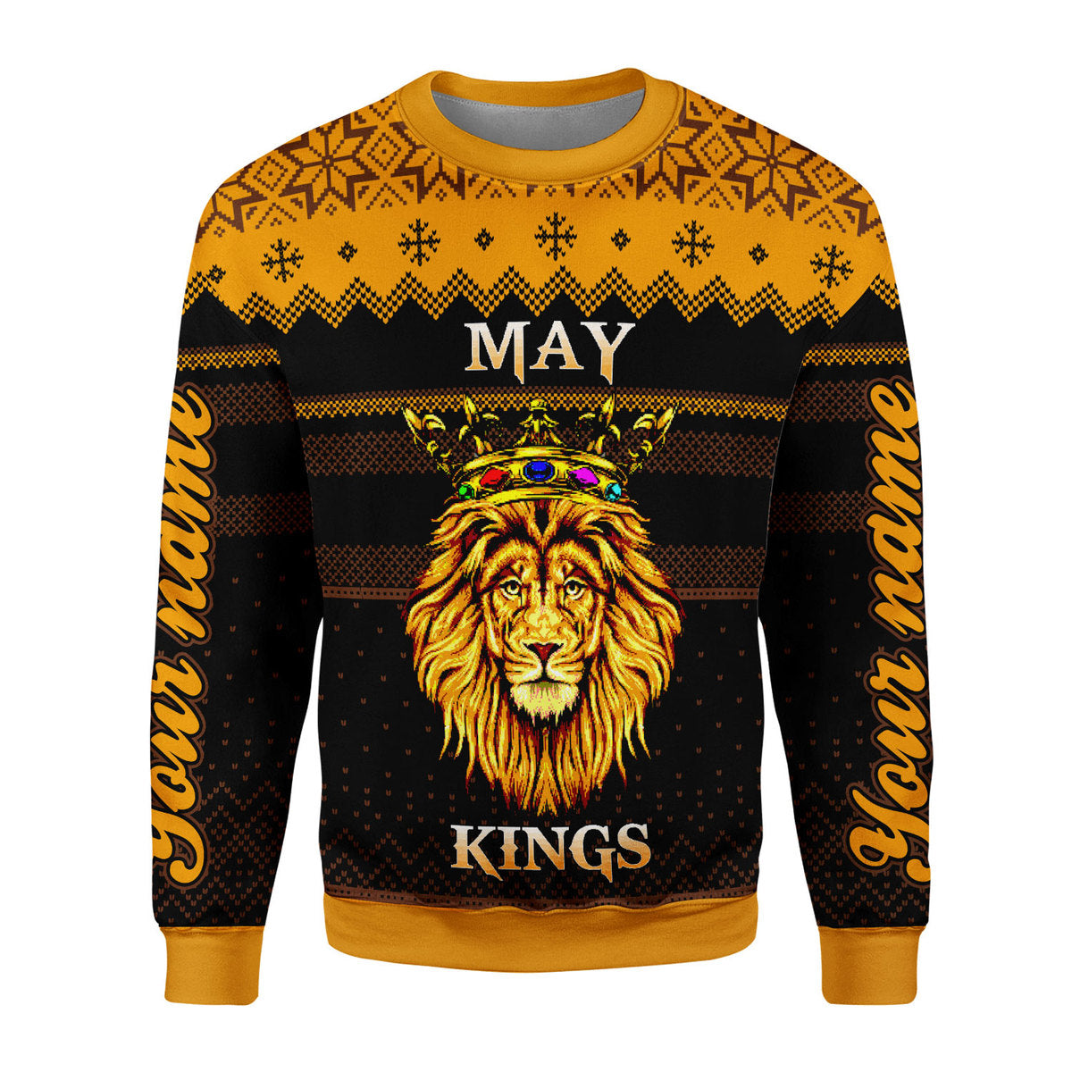 CustomsPig Personalized Tops May Guy Kings Are Born In May All Over Printed