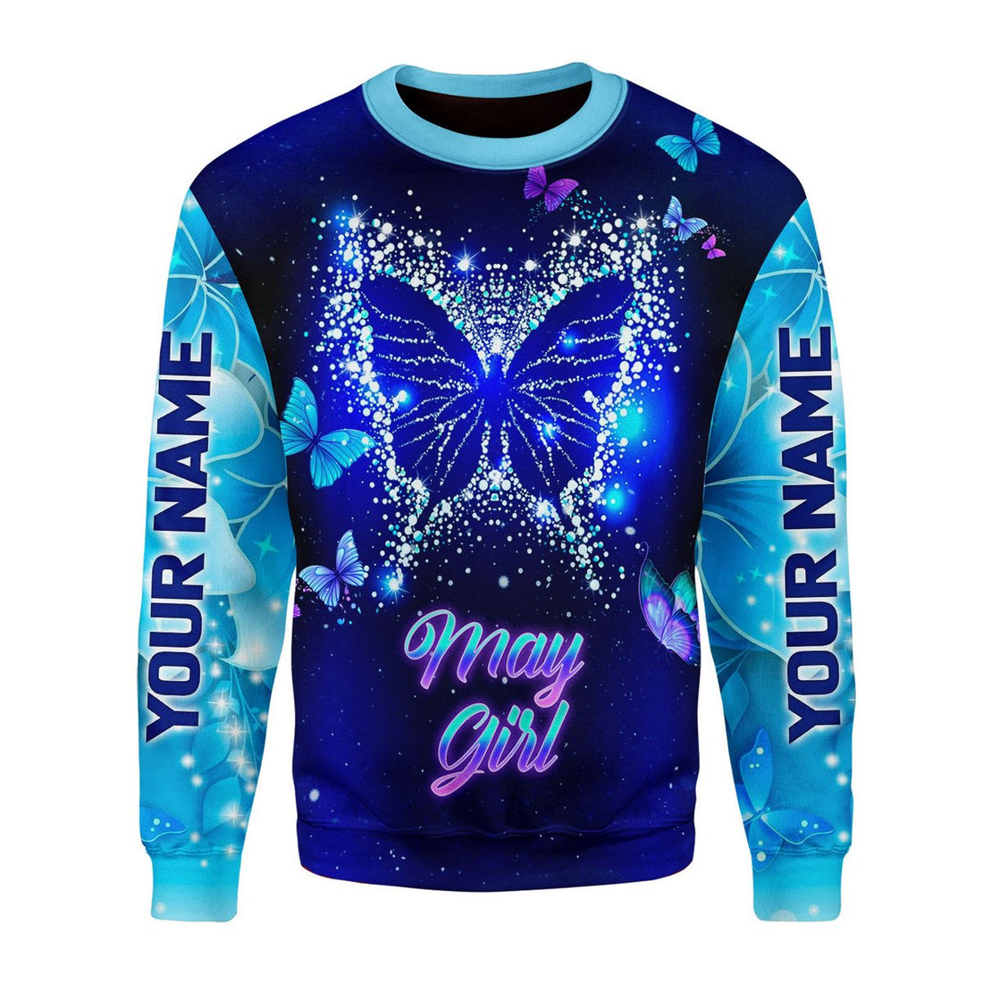 Personalized Tops May Girl All Over Printed