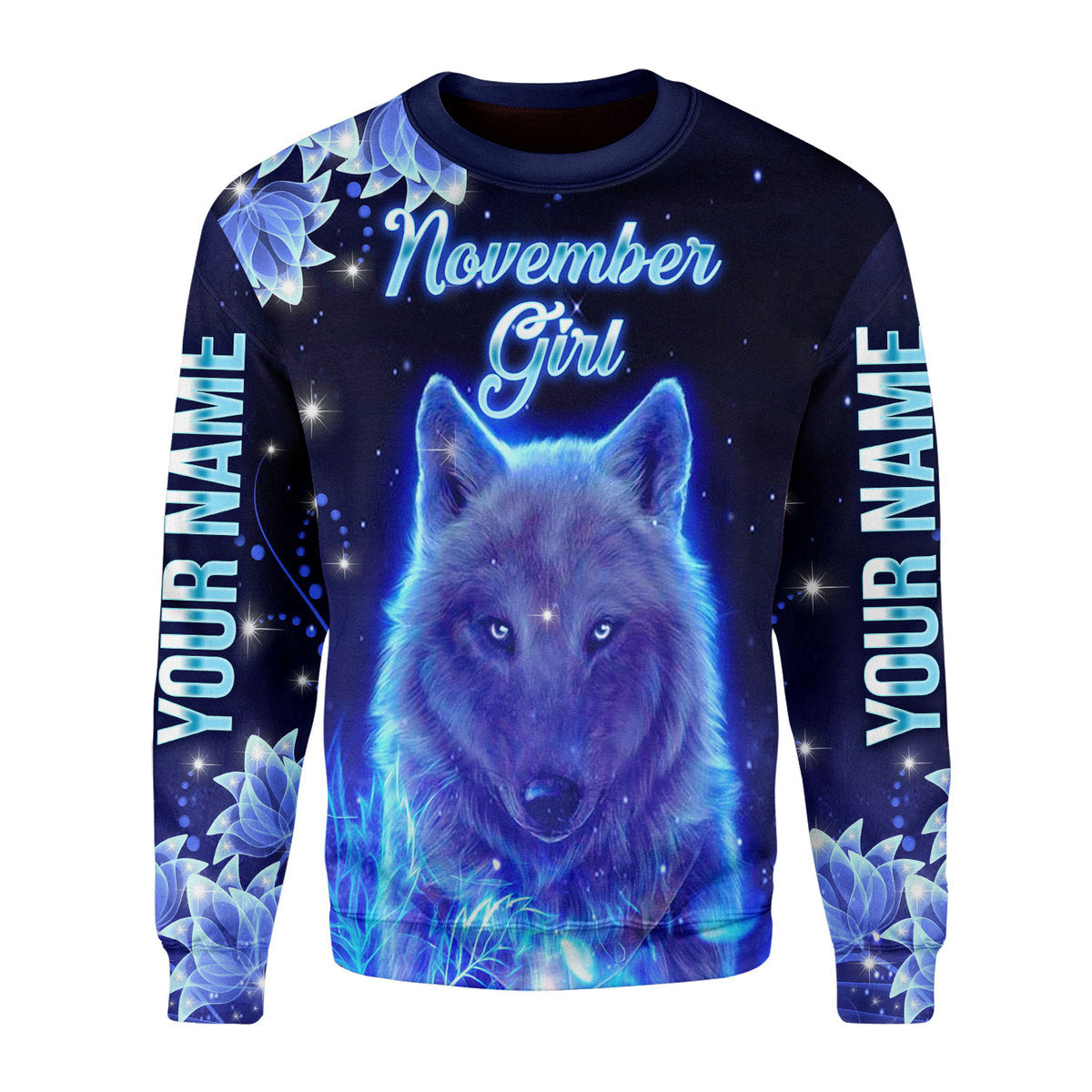 CustomsPig Personalized Tops November Girl All Over Printed