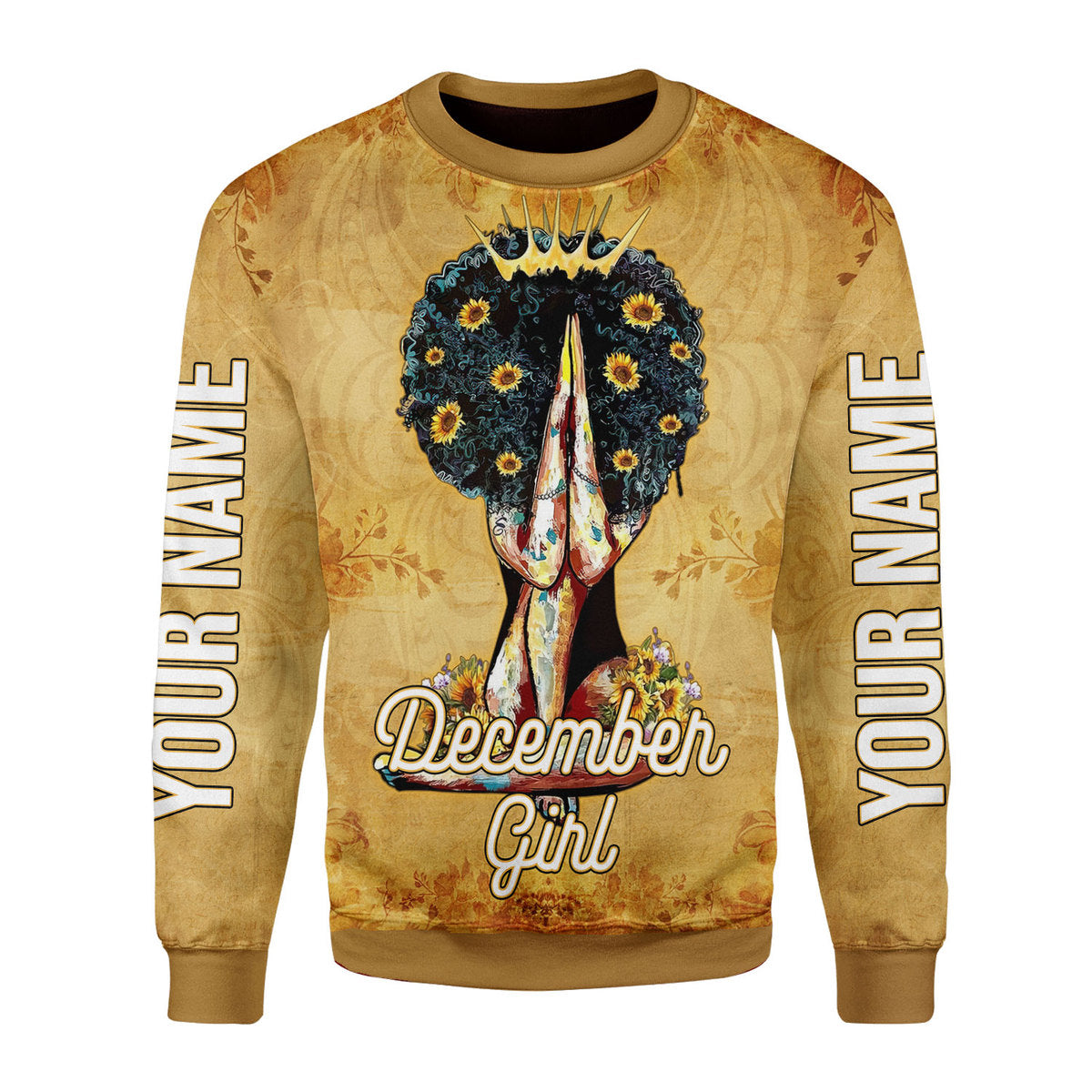 Customspig Personalized Tops December Girl All Over Printed